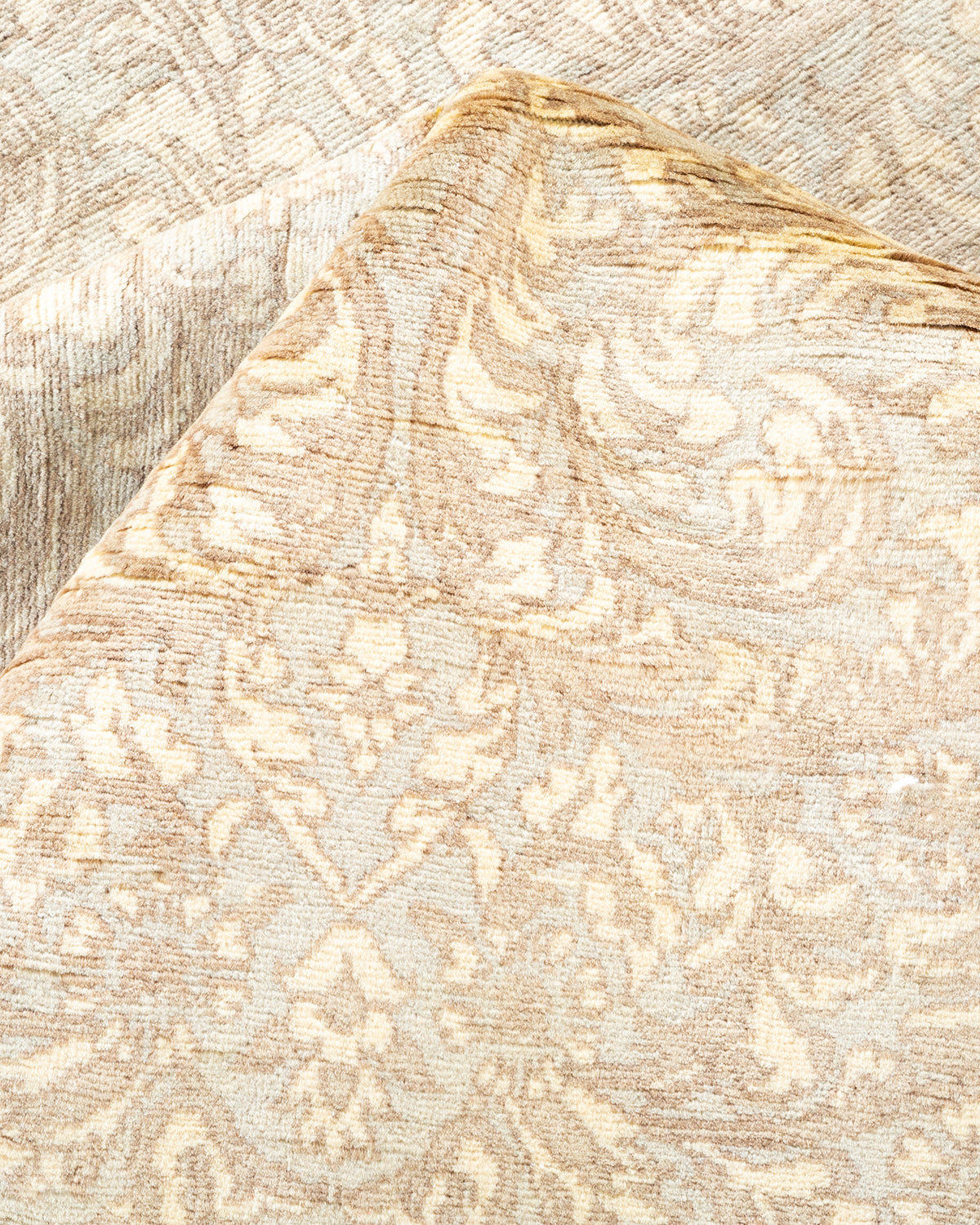 Mogul, One-of-a-Kind Hand-Knotted Area Rug - Ivory, 6' 1" x 9' 1"