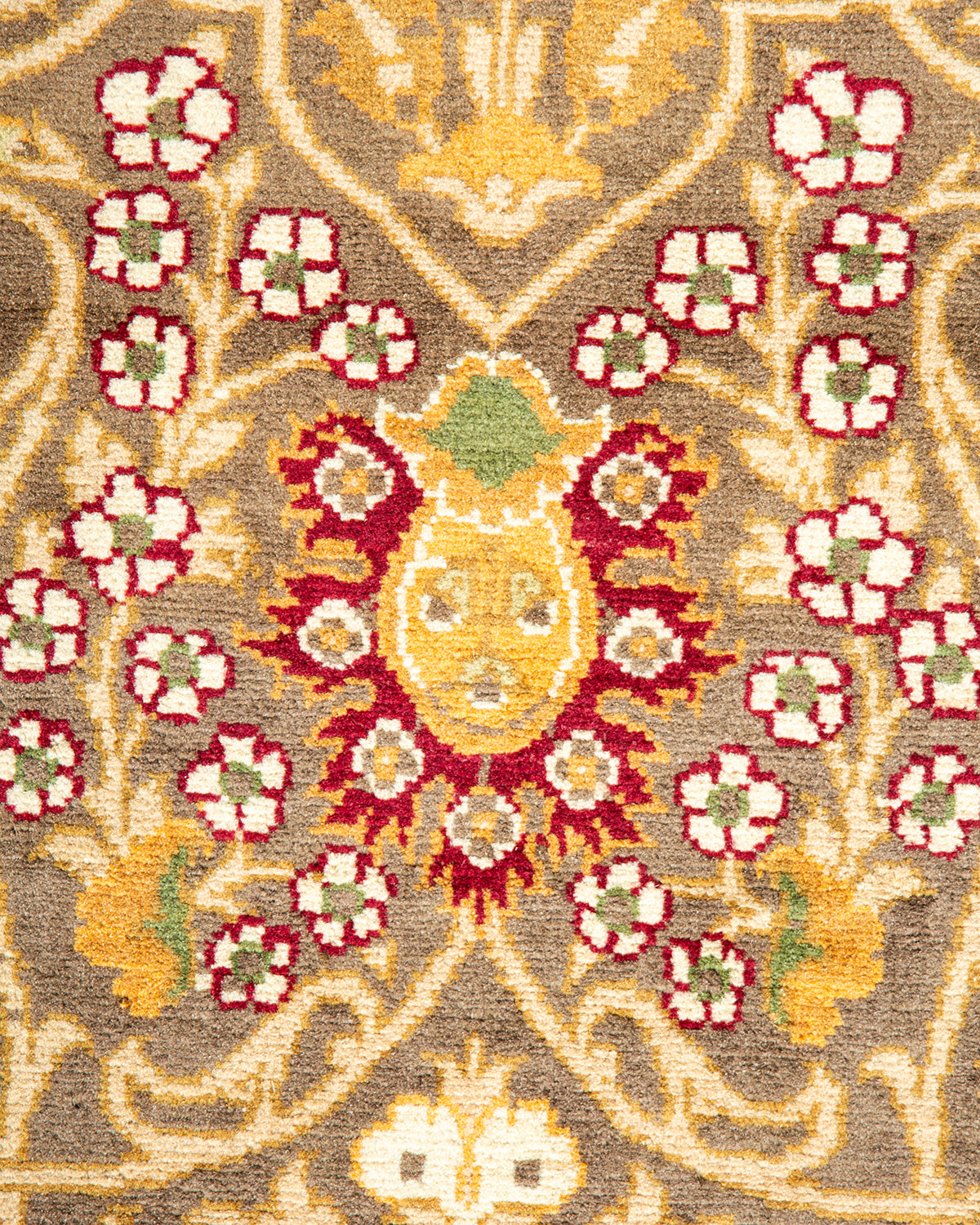 Mogul, One-of-a-Kind Hand-Knotted Area Rug - Brown, 6' 1" x 9' 2"