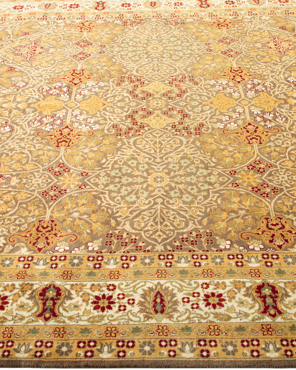 Mogul, One-of-a-Kind Hand-Knotted Area Rug - Brown, 6' 1" x 9' 2"