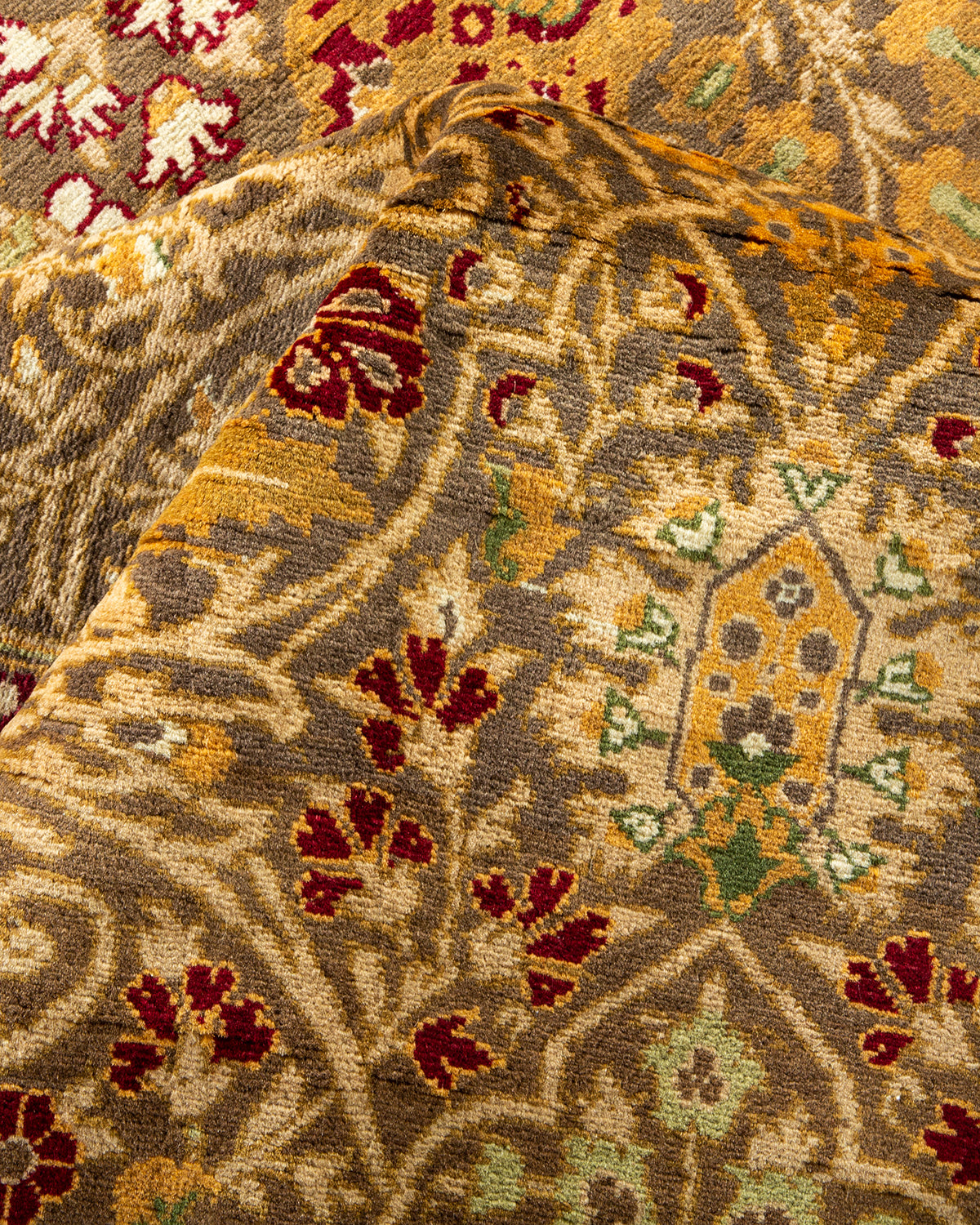 Mogul, One-of-a-Kind Hand-Knotted Area Rug - Brown, 6' 1" x 9' 2"