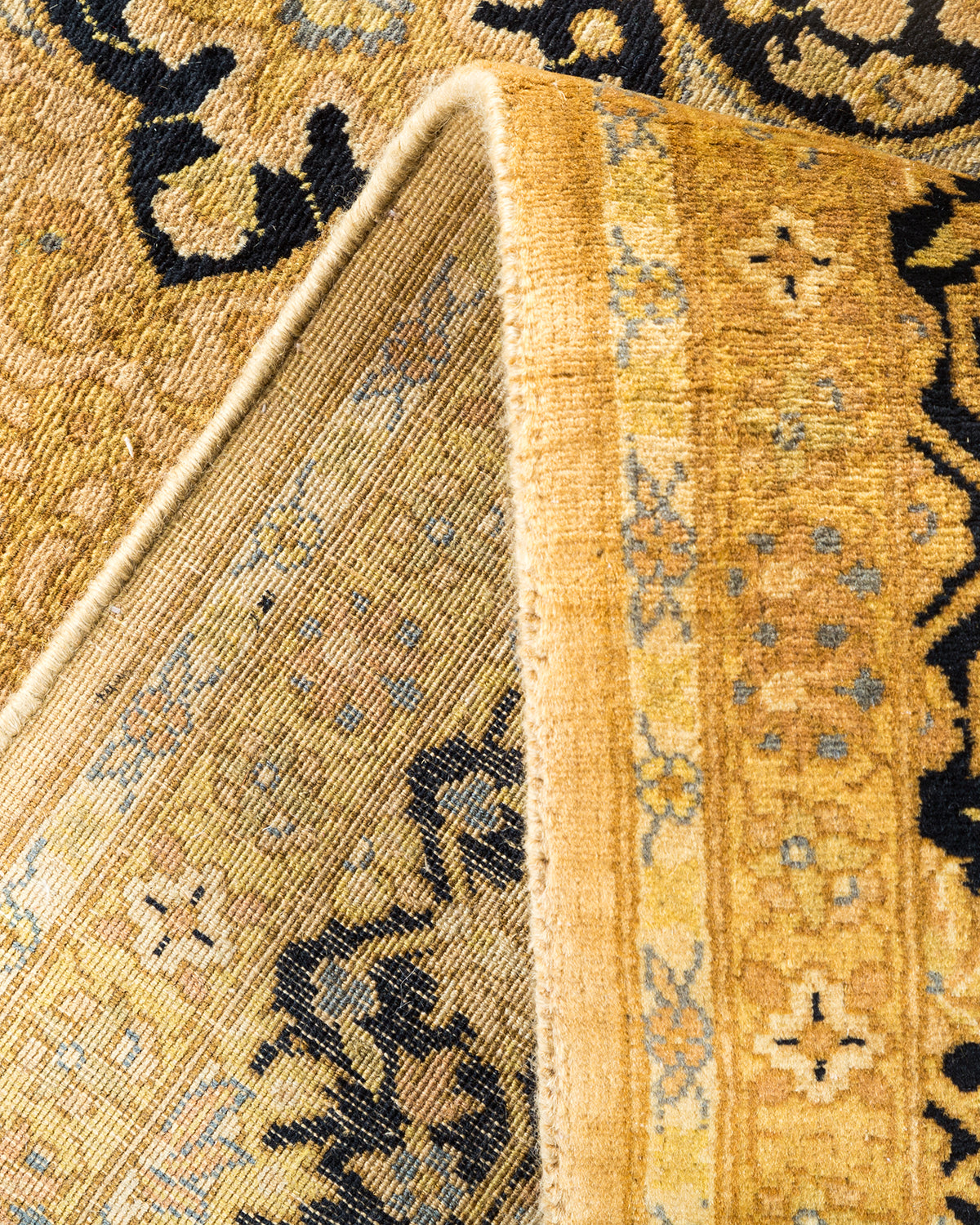 Mogul, One-of-a-Kind Hand-Knotted Area Rug - Yellow, 6' 0" x 8' 10"