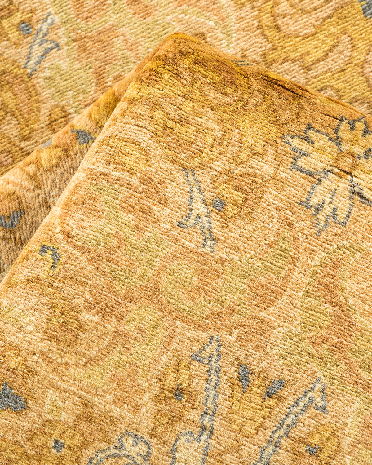 Mogul, One-of-a-Kind Hand-Knotted Area Rug - Yellow, 6' 0" x 8' 10"