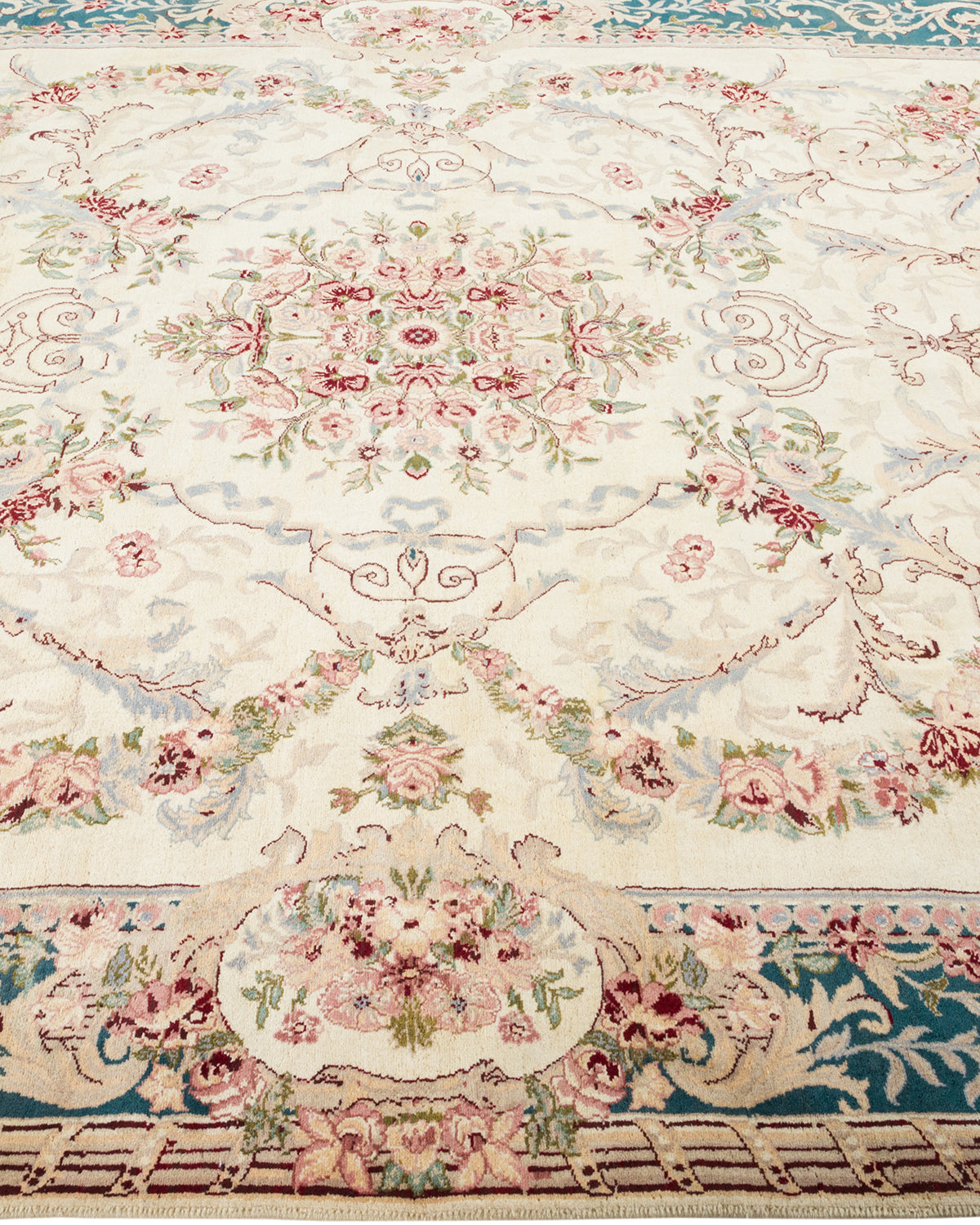 Mogul, One-of-a-Kind Hand-Knotted Area Rug - Ivory, 6' 0" x 8' 9"
