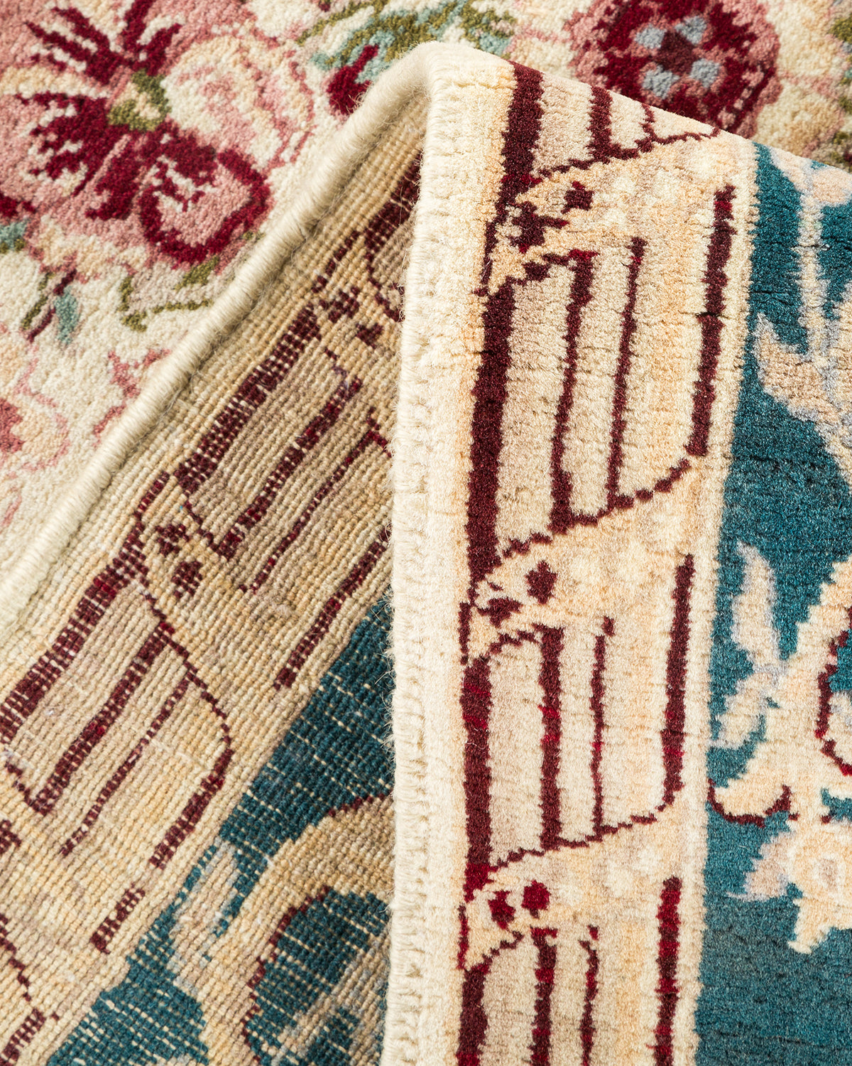 Mogul, One-of-a-Kind Hand-Knotted Area Rug - Ivory, 6' 0" x 8' 9"