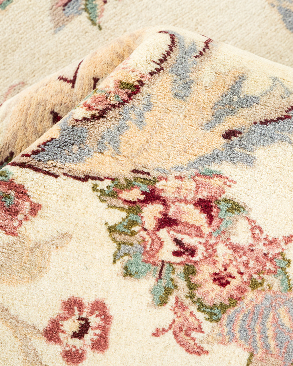Mogul, One-of-a-Kind Hand-Knotted Area Rug - Ivory, 6' 0" x 8' 9"