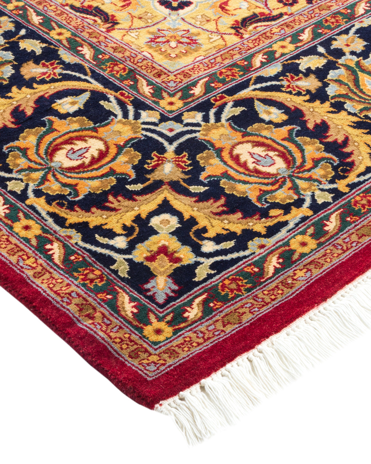 Mogul, One-of-a-Kind Hand-Knotted Area Rug - Red, 6' 3" x 8' 10"