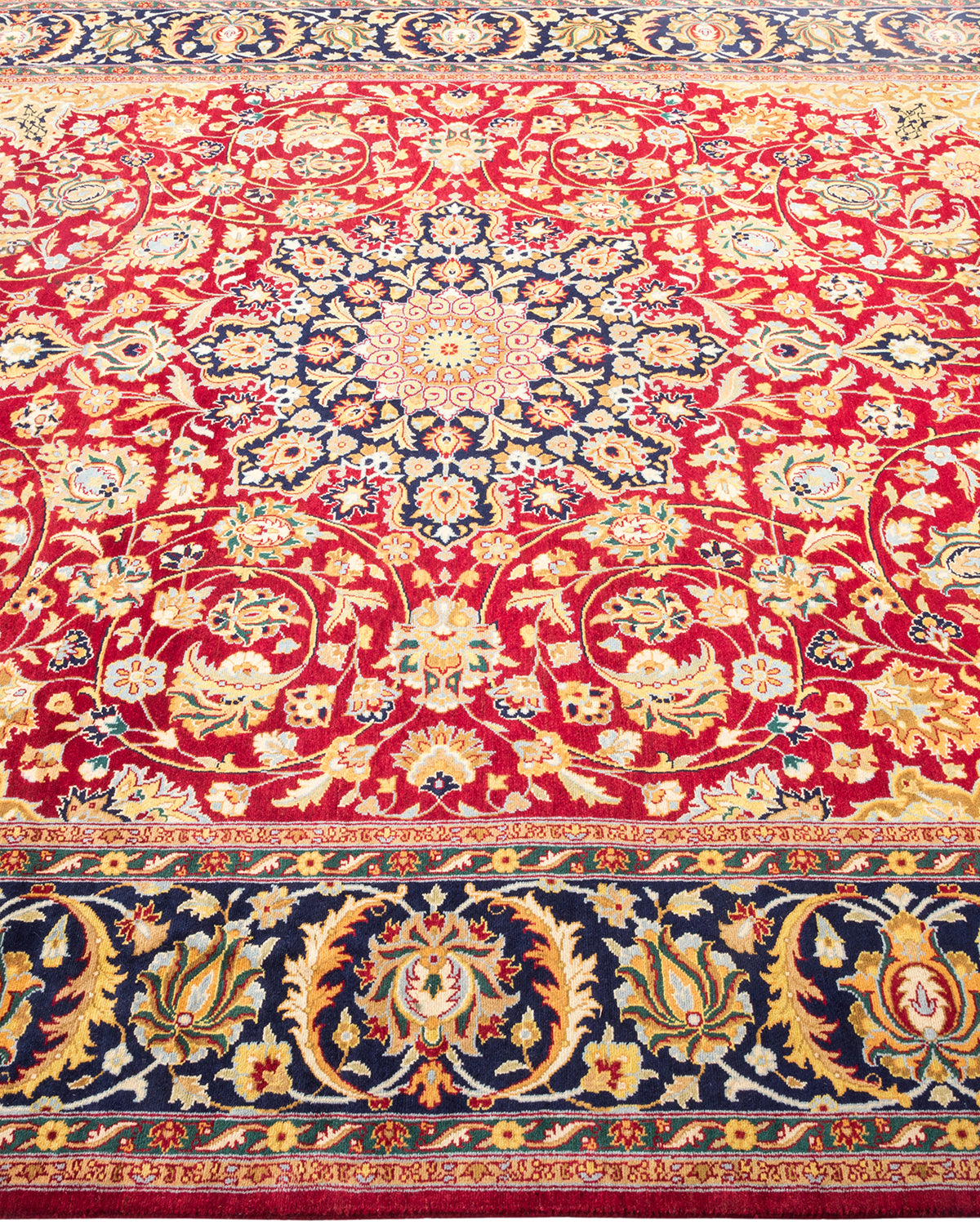 Mogul, One-of-a-Kind Hand-Knotted Area Rug - Red, 6' 3" x 8' 10"