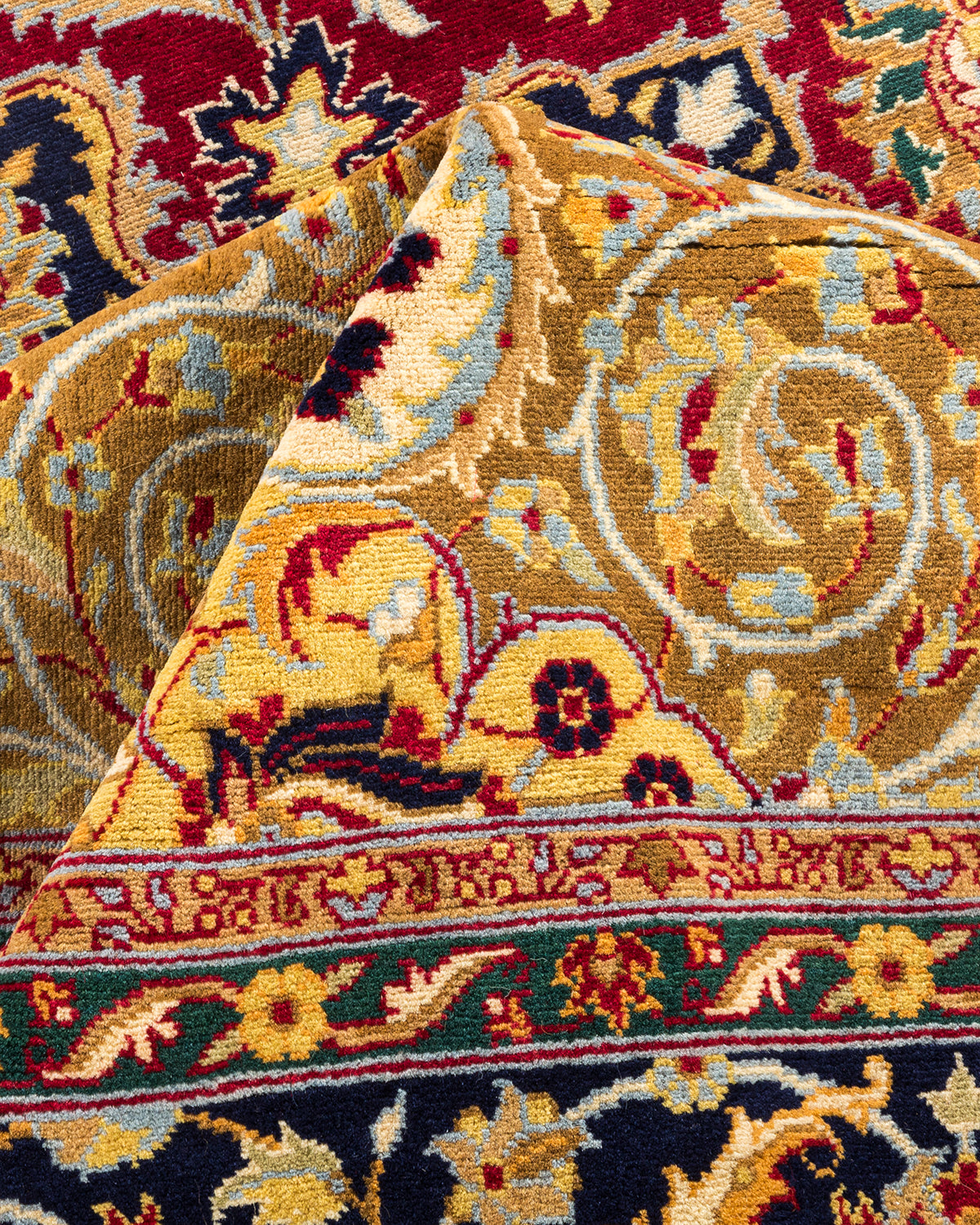 Mogul, One-of-a-Kind Hand-Knotted Area Rug - Red, 6' 3" x 8' 10"