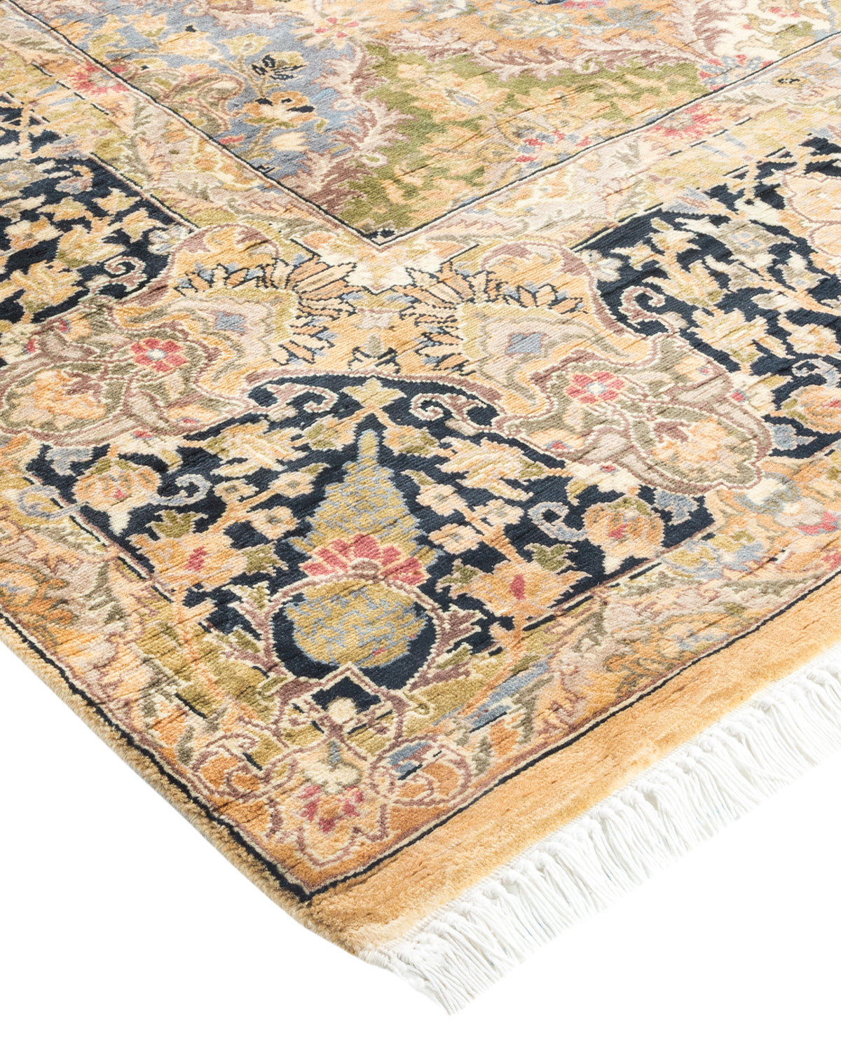 Mogul, One-of-a-Kind Hand-Knotted Area Rug - Yellow, 6' 2" x 7' 10"