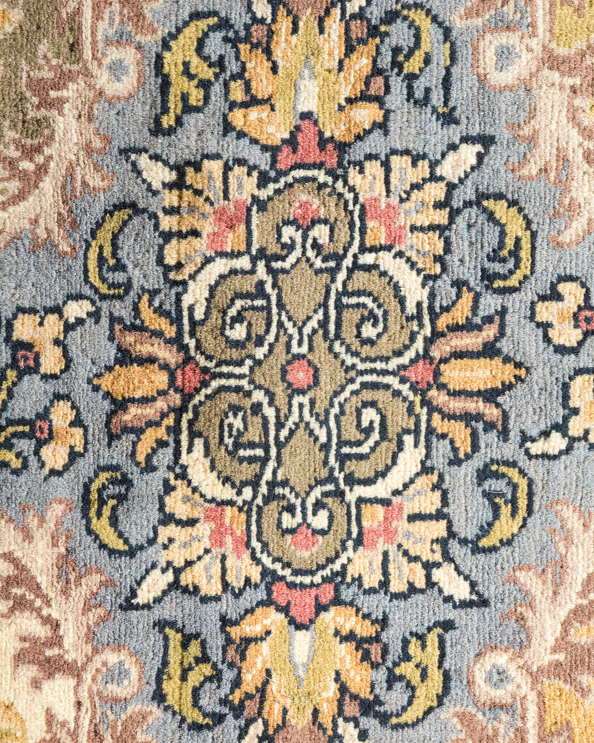 Mogul, One-of-a-Kind Hand-Knotted Area Rug - Yellow, 6' 2" x 7' 10"