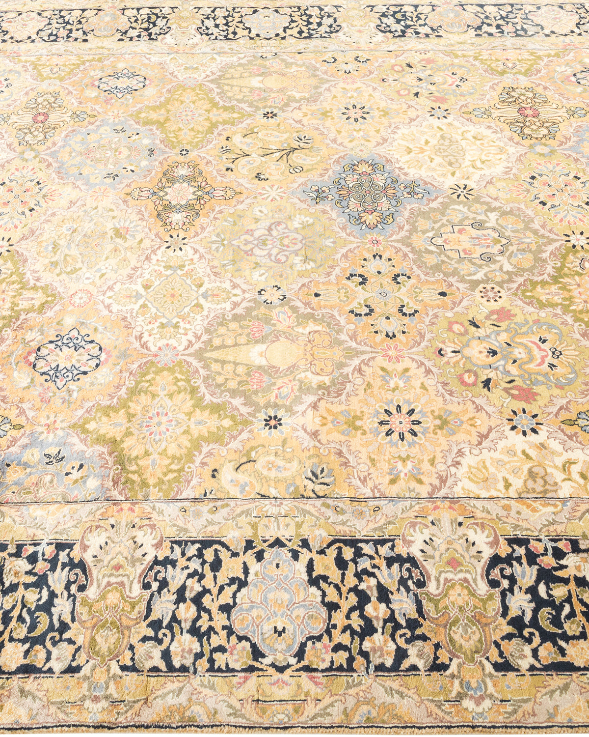 Mogul, One-of-a-Kind Hand-Knotted Area Rug - Yellow, 6' 2" x 7' 10"