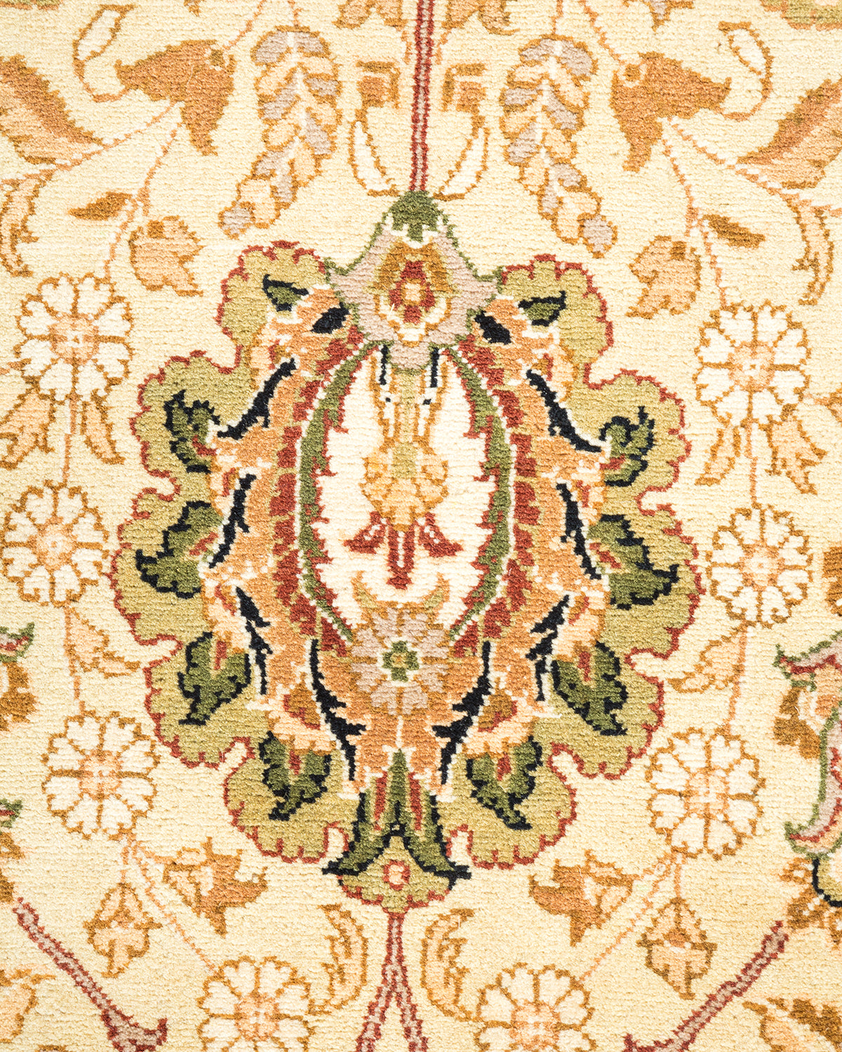 Mogul, One-of-a-Kind Hand-Knotted Area Rug - Beige, 6' 1" x 9' 5"
