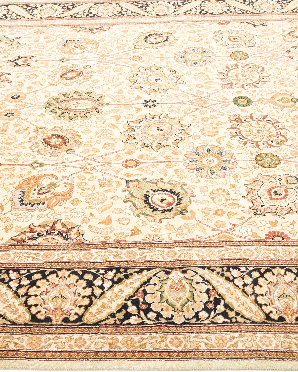 Mogul, One-of-a-Kind Hand-Knotted Area Rug - Beige, 6' 1" x 9' 5"