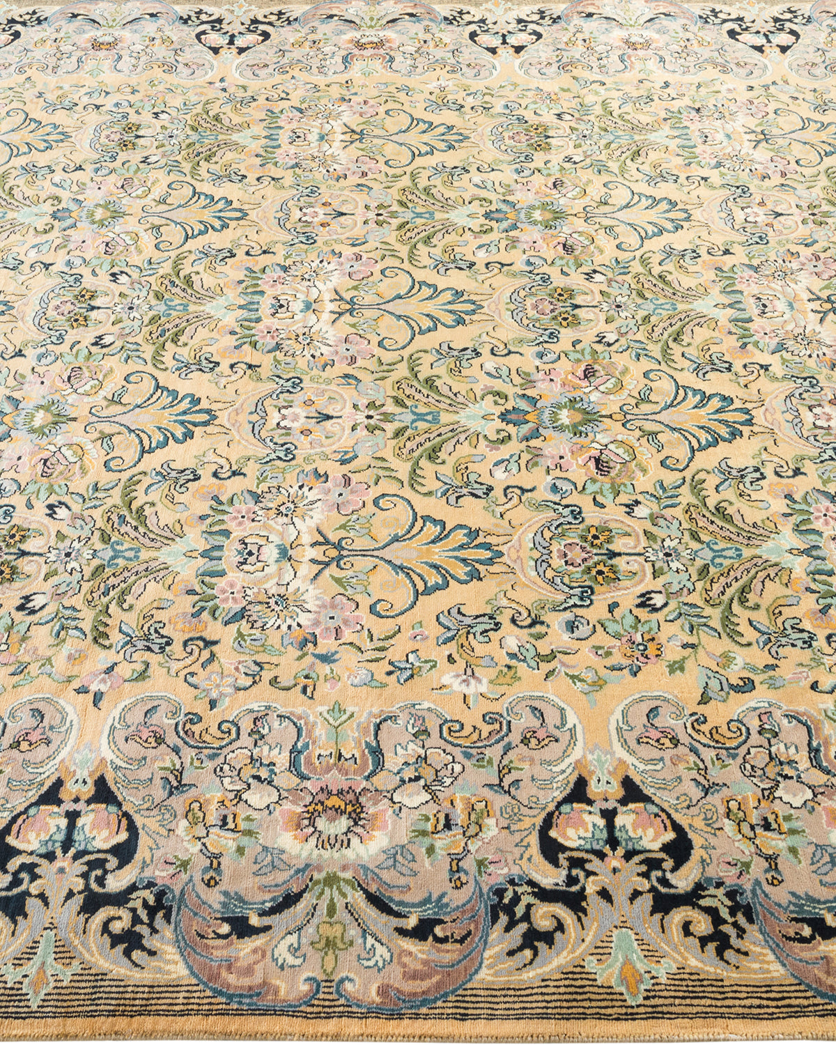 Mogul, One-of-a-Kind Hand-Knotted Area Rug - Yellow, 6' 1" x 9' 1"