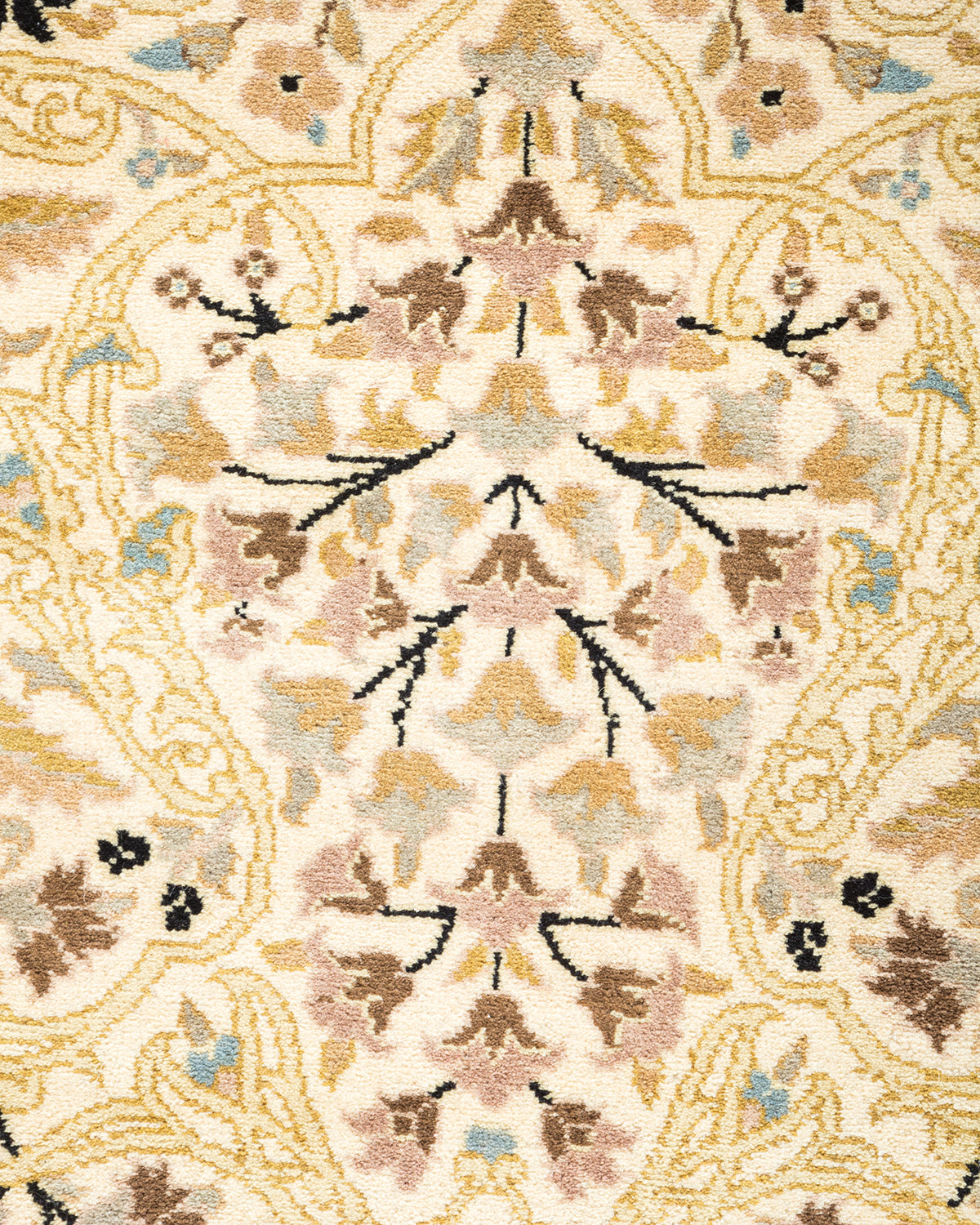 Mogul, One-of-a-Kind Hand-Knotted Area Rug - Ivory, 6' 3" x 9' 1"
