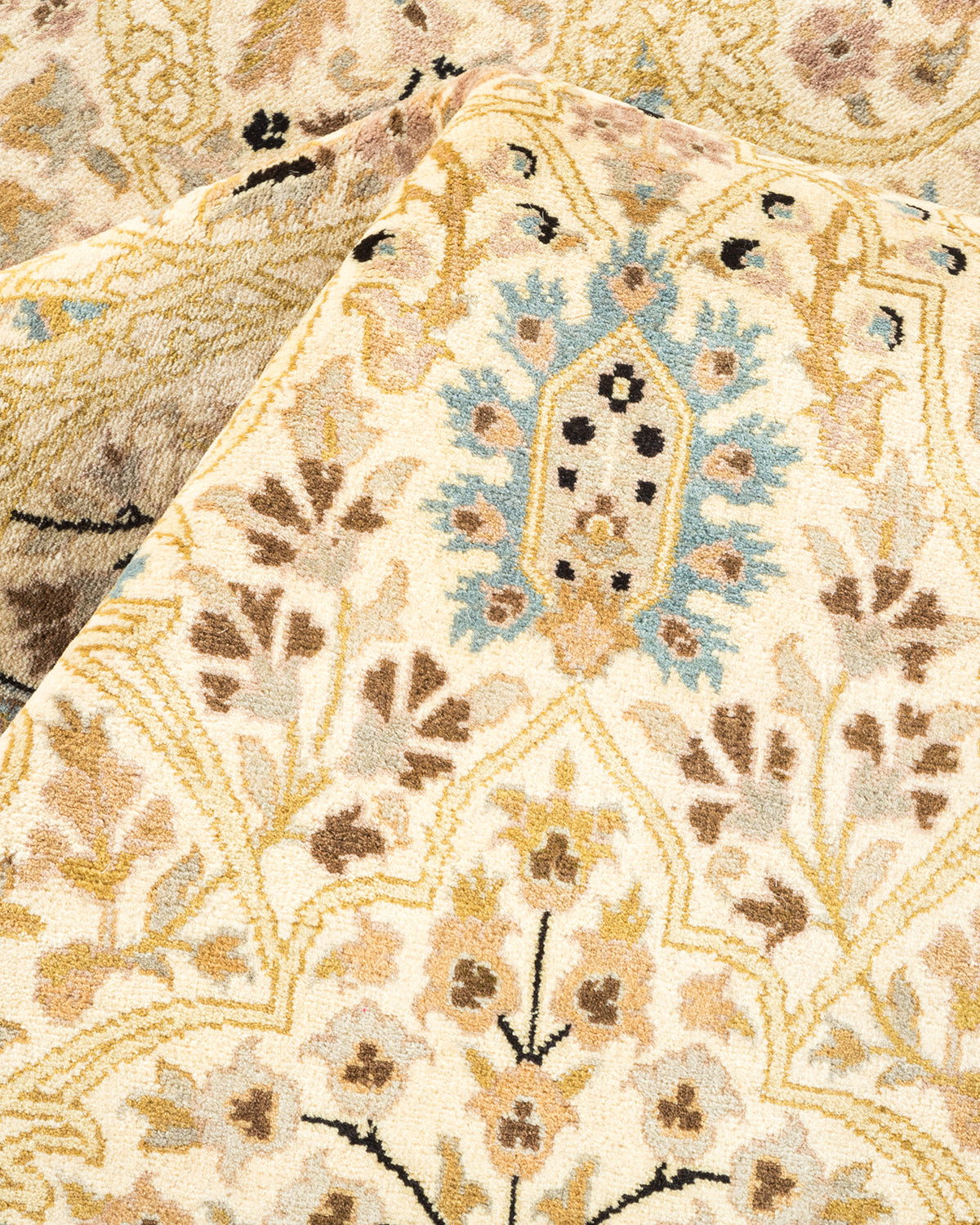 Mogul, One-of-a-Kind Hand-Knotted Area Rug - Ivory, 6' 3" x 9' 1"