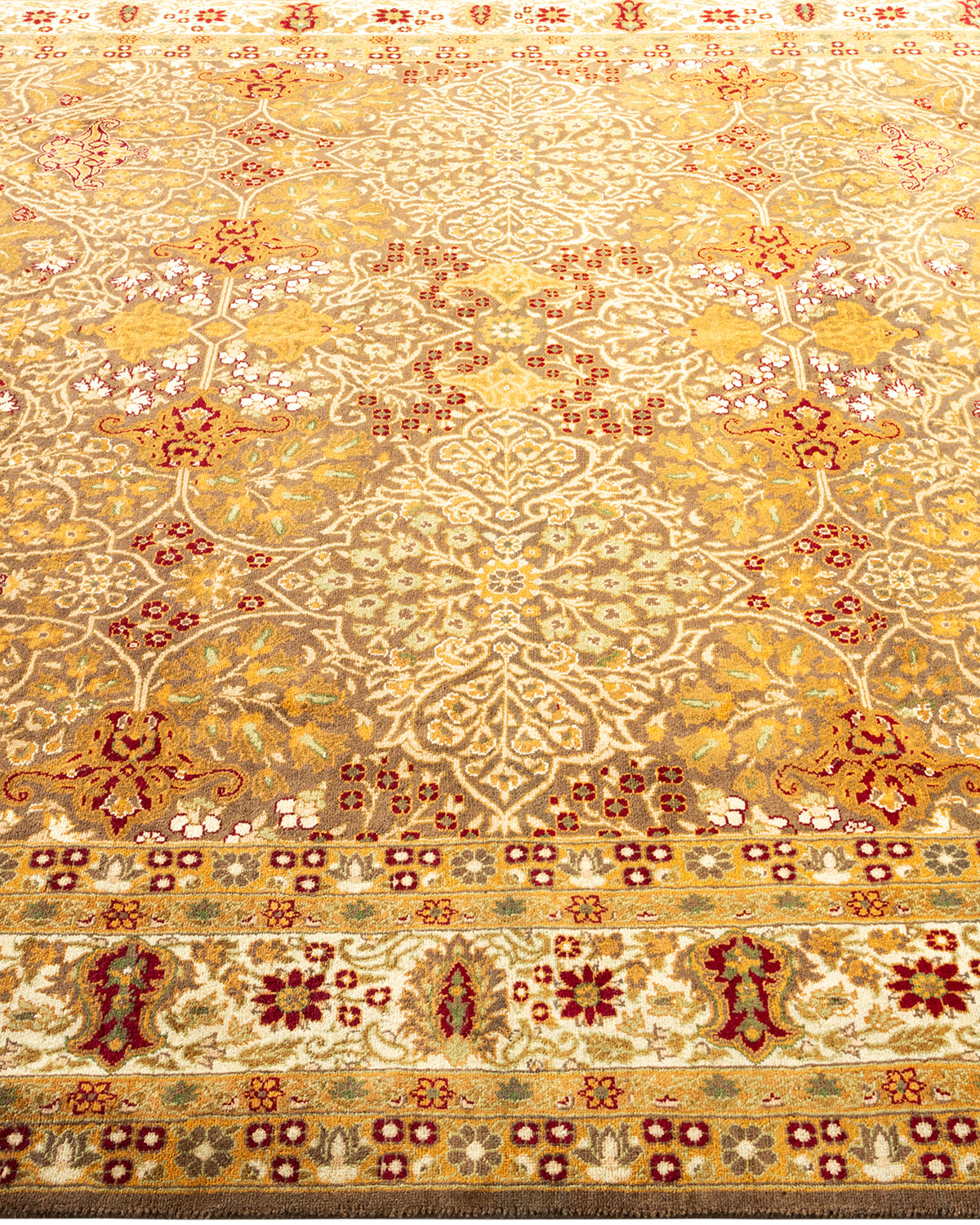 Mogul, One-of-a-Kind Hand-Knotted Area Rug - Brown, 6' 0" x 9' 5"