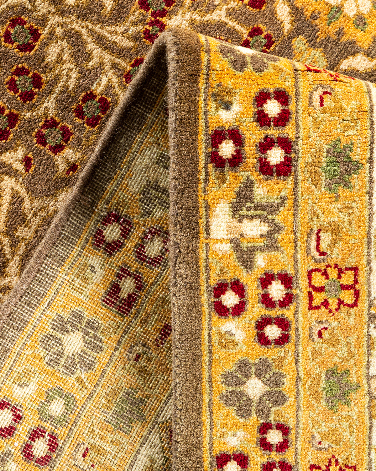 Mogul, One-of-a-Kind Hand-Knotted Area Rug - Brown, 6' 0" x 9' 5"