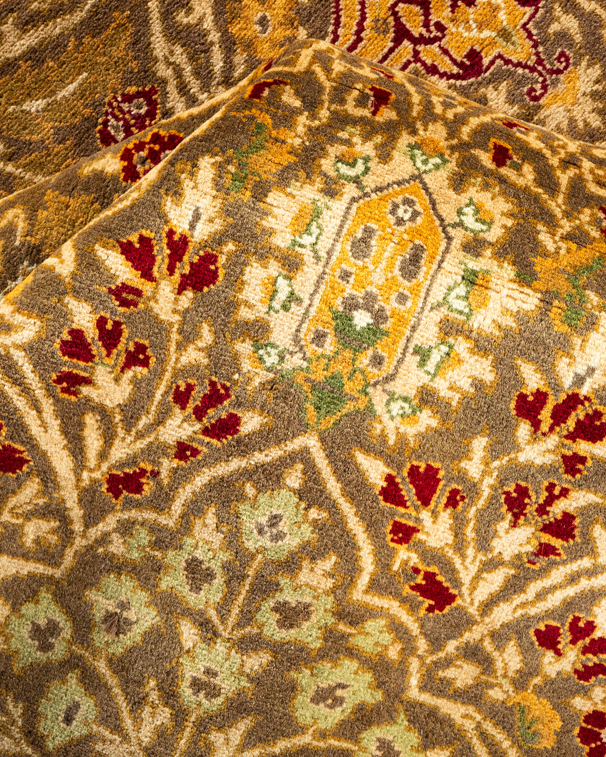 Mogul, One-of-a-Kind Hand-Knotted Area Rug - Brown, 6' 0" x 9' 5"
