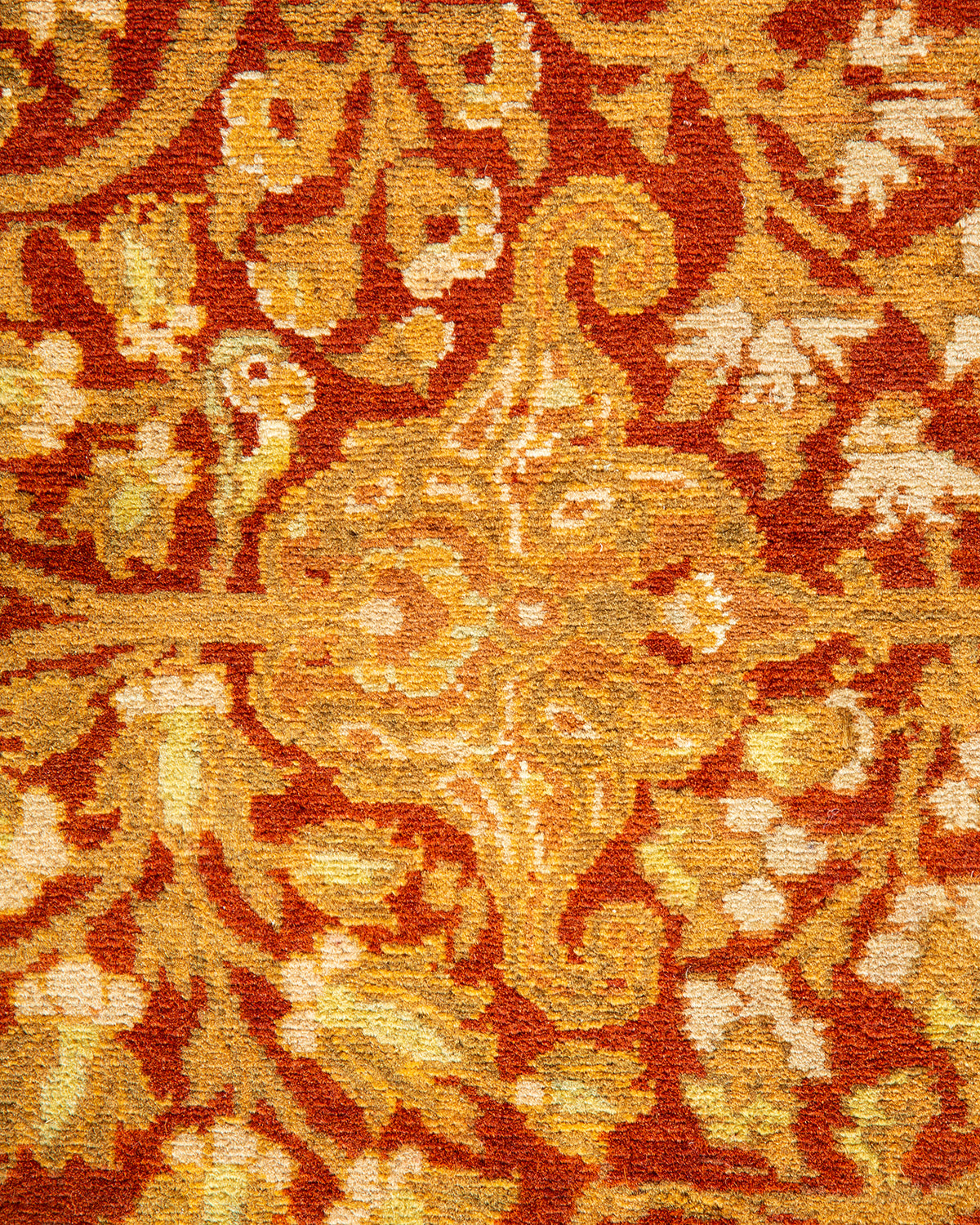 Mogul, One-of-a-Kind Hand-Knotted Area Rug - Orange, 6' 3" x 9' 4"