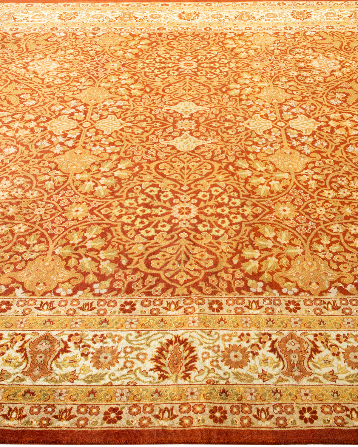 Mogul, One-of-a-Kind Hand-Knotted Area Rug - Orange, 6' 3" x 9' 4"
