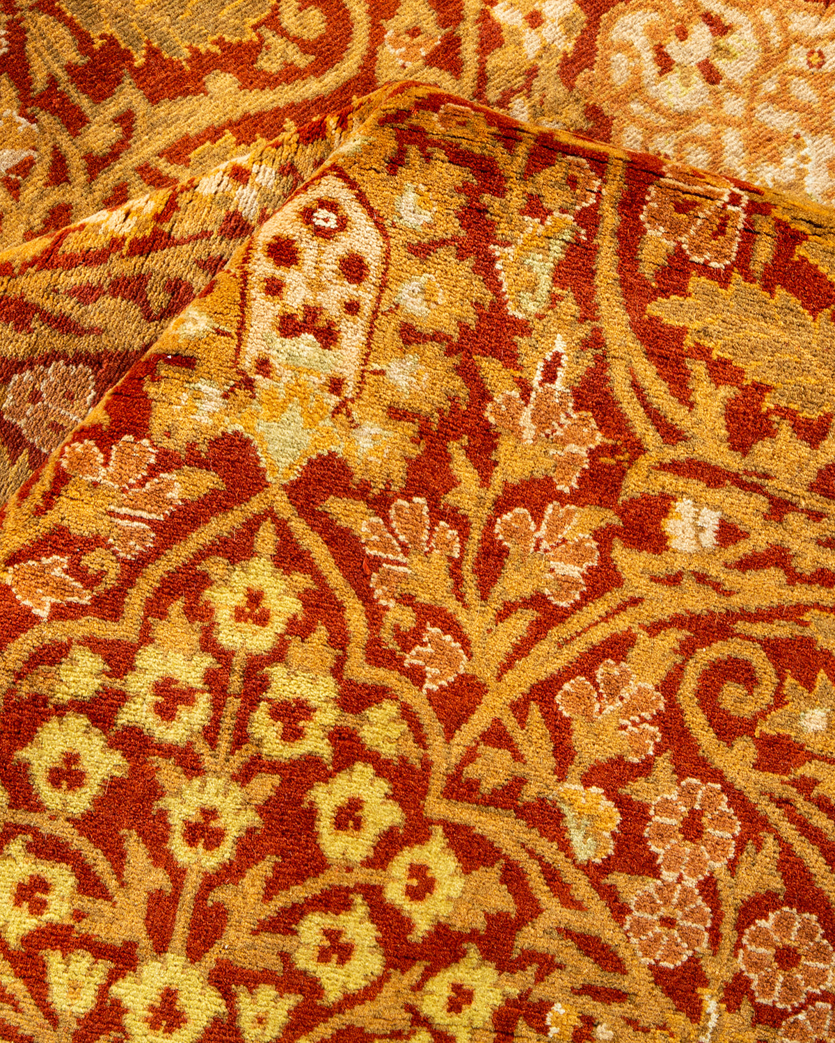 Mogul, One-of-a-Kind Hand-Knotted Area Rug - Orange, 6' 3" x 9' 4"