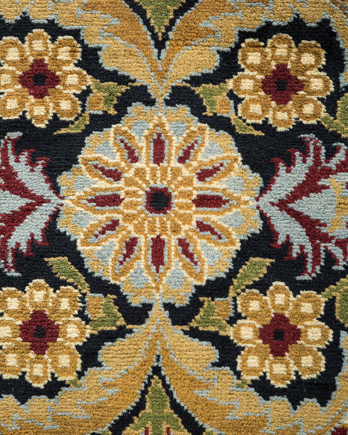 Mogul, One-of-a-Kind Hand-Knotted Area Rug - Black, 6' 1" x 8' 9"