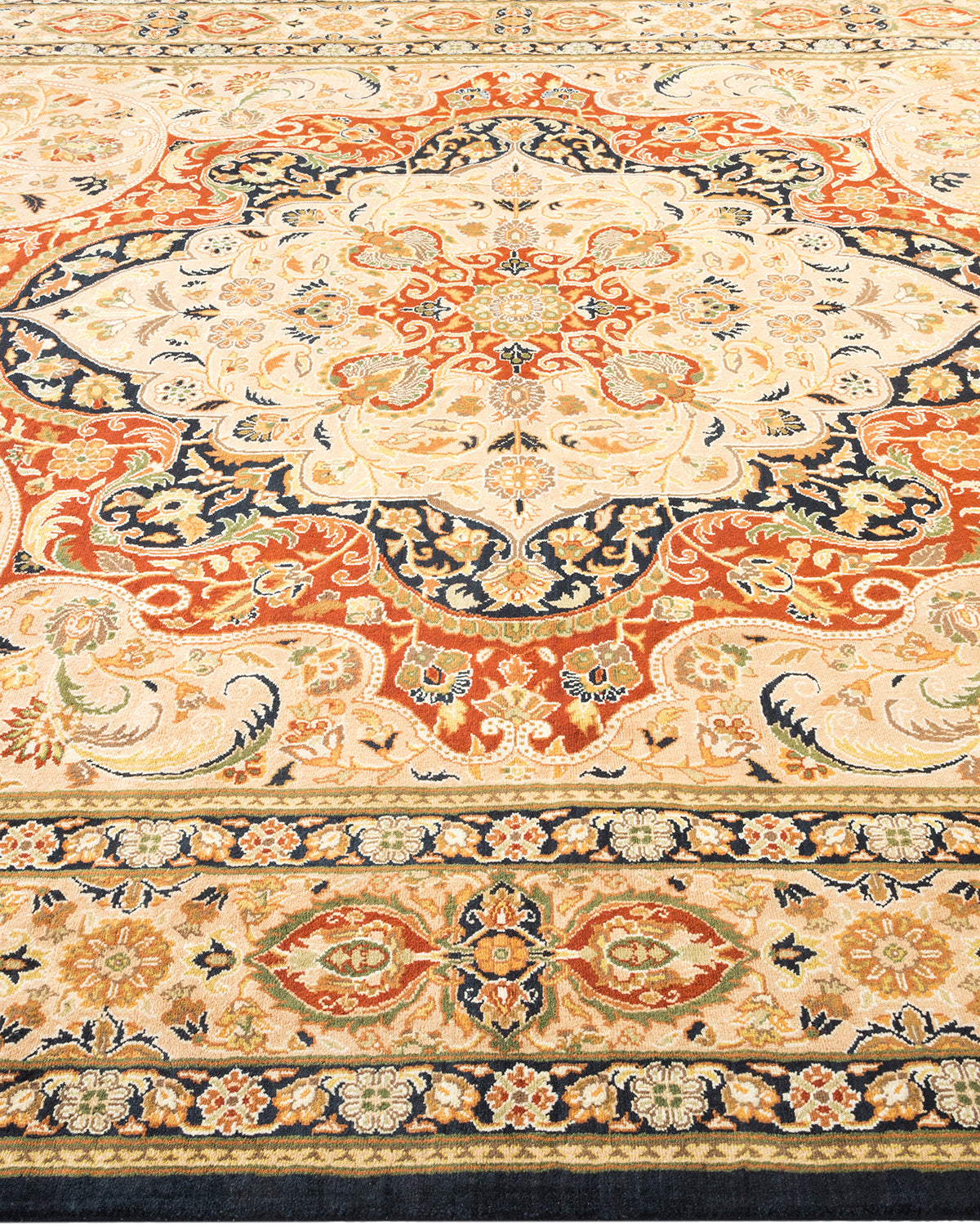 Mogul, One-of-a-Kind Hand-Knotted Area Rug - Black, 6' 1" x 9' 1"