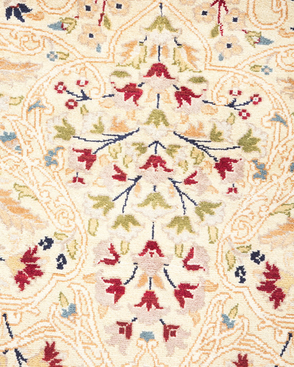 Mogul, One-of-a-Kind Hand-Knotted Area Rug - Ivory, 6' 1" x 8' 10"