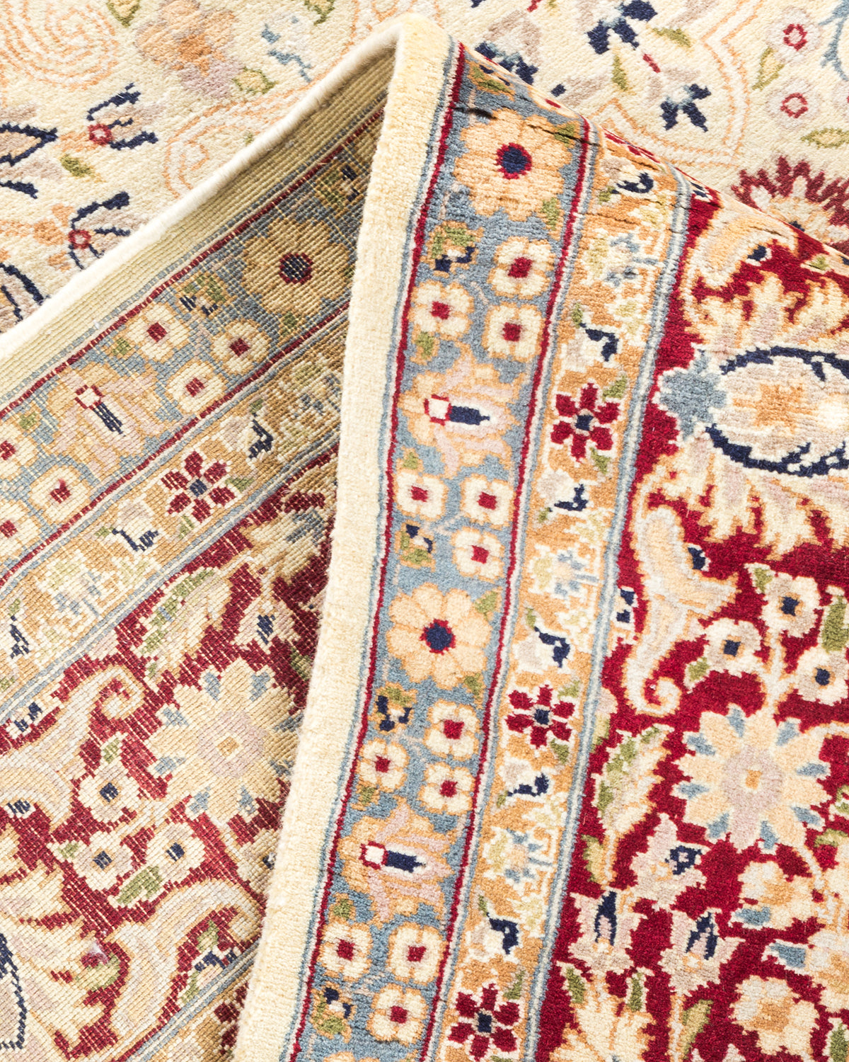 Mogul, One-of-a-Kind Hand-Knotted Area Rug - Ivory, 6' 1" x 8' 10"