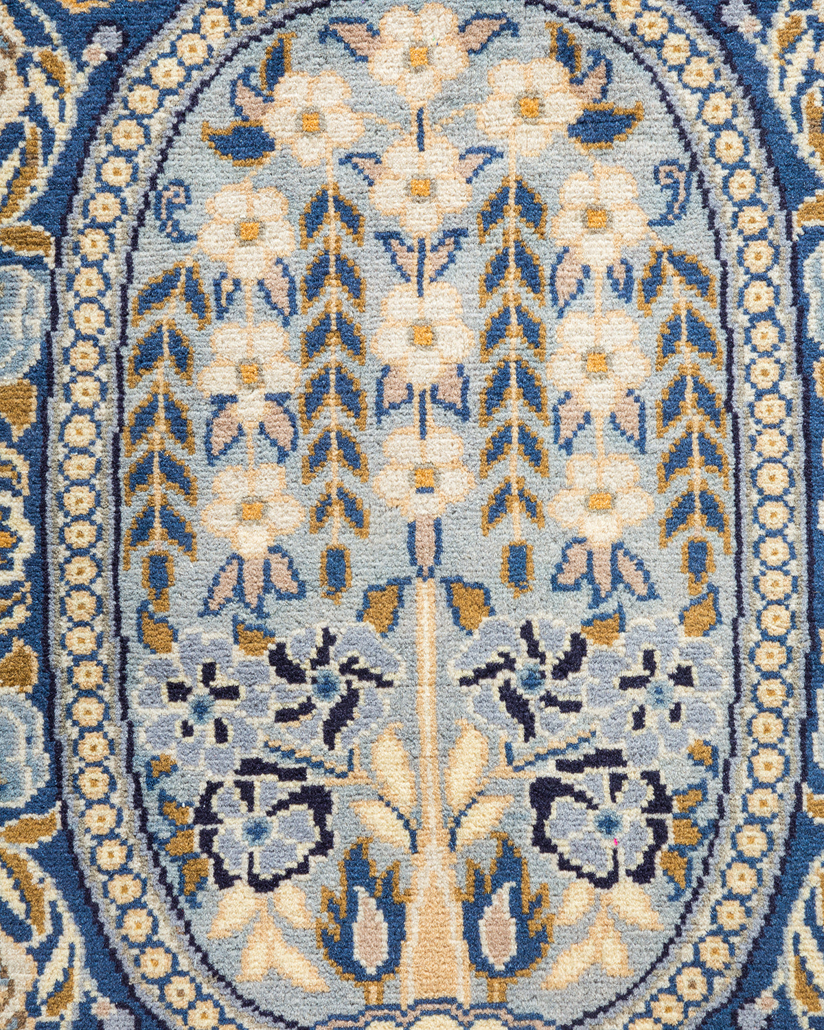 Mogul, One-of-a-Kind Hand-Knotted Area Rug - Gray, 6' 7" x 9' 10"