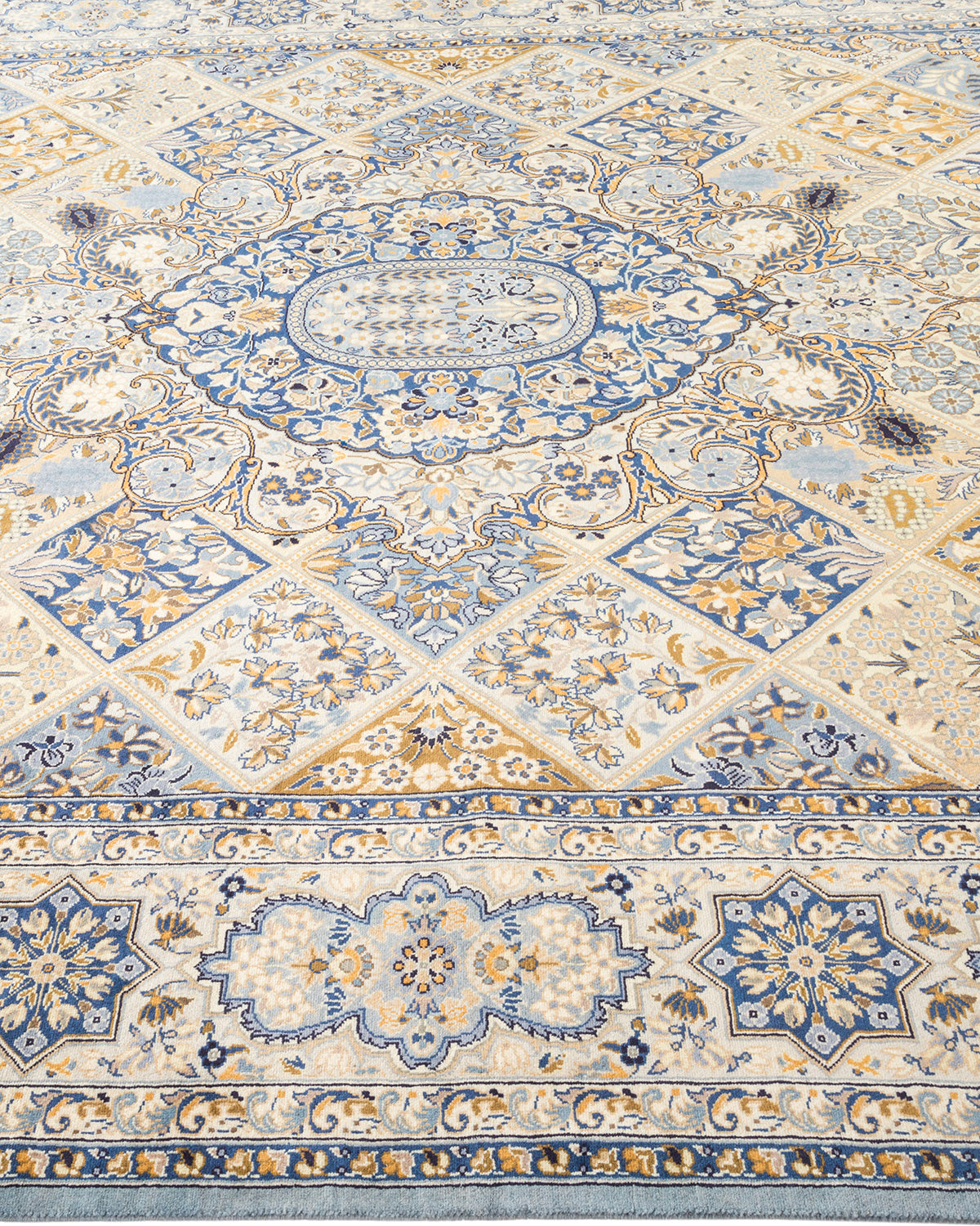 Mogul, One-of-a-Kind Hand-Knotted Area Rug - Gray, 6' 7" x 9' 10"