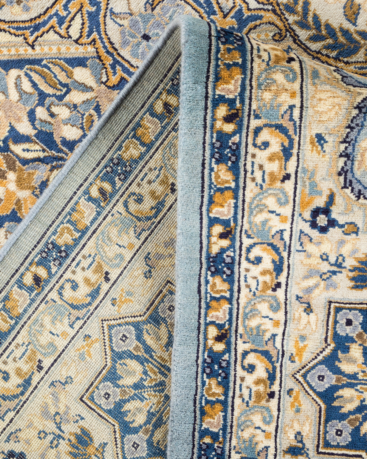 Mogul, One-of-a-Kind Hand-Knotted Area Rug - Gray, 6' 7" x 9' 10"