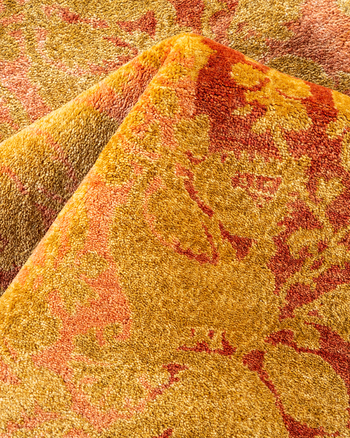 Mogul, One-of-a-Kind Hand-Knotted Area Rug - Pink, 9' 0" x 11' 10"