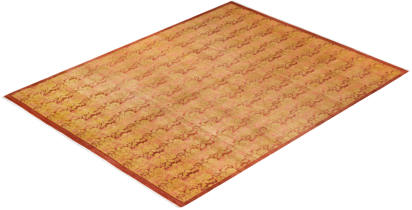 Mogul, One-of-a-Kind Hand-Knotted Area Rug - Pink, 9' 0" x 11' 10"