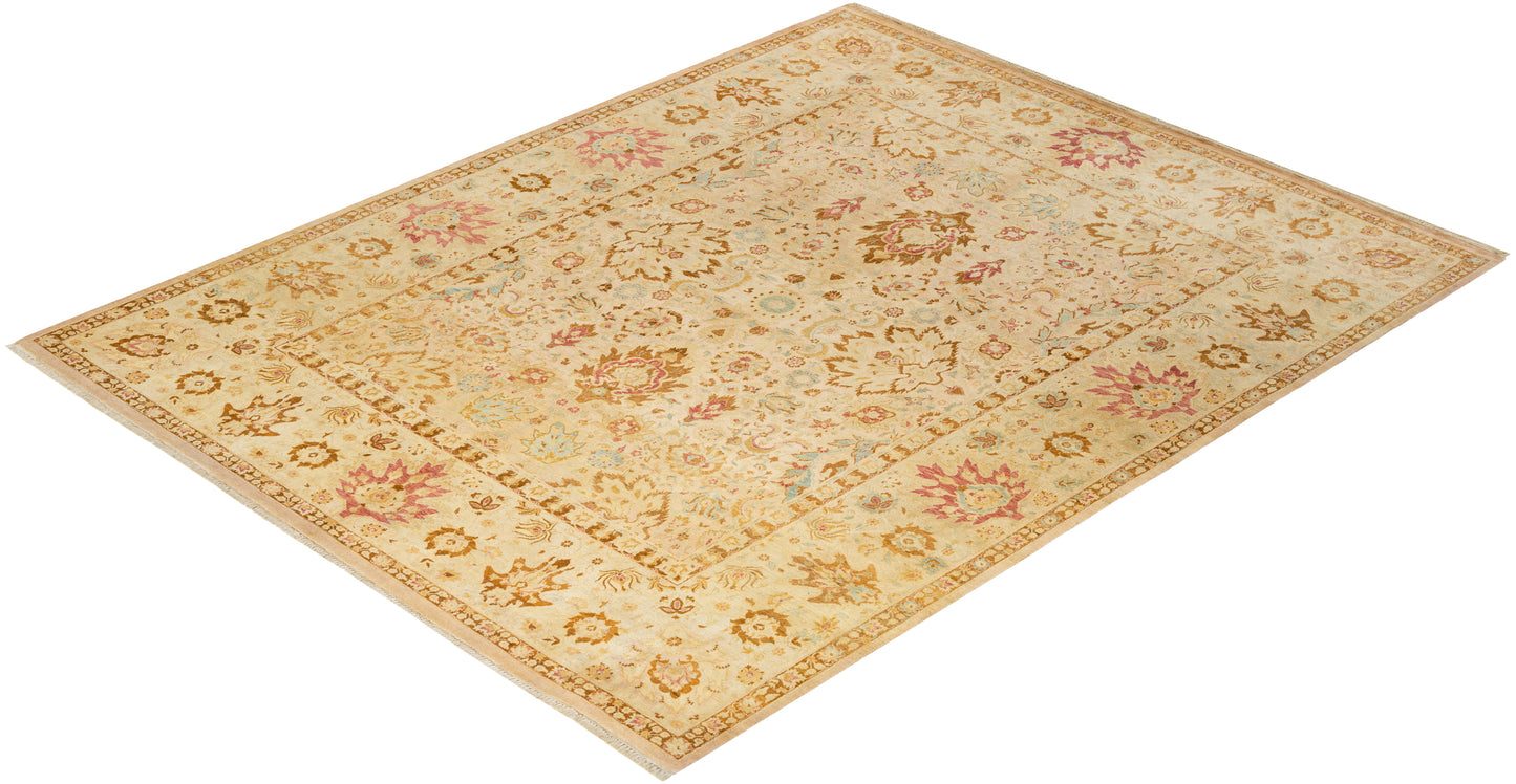 Mogul, One-of-a-Kind Hand-Knotted Area Rug - Beige, 8' 3" x 10' 4"