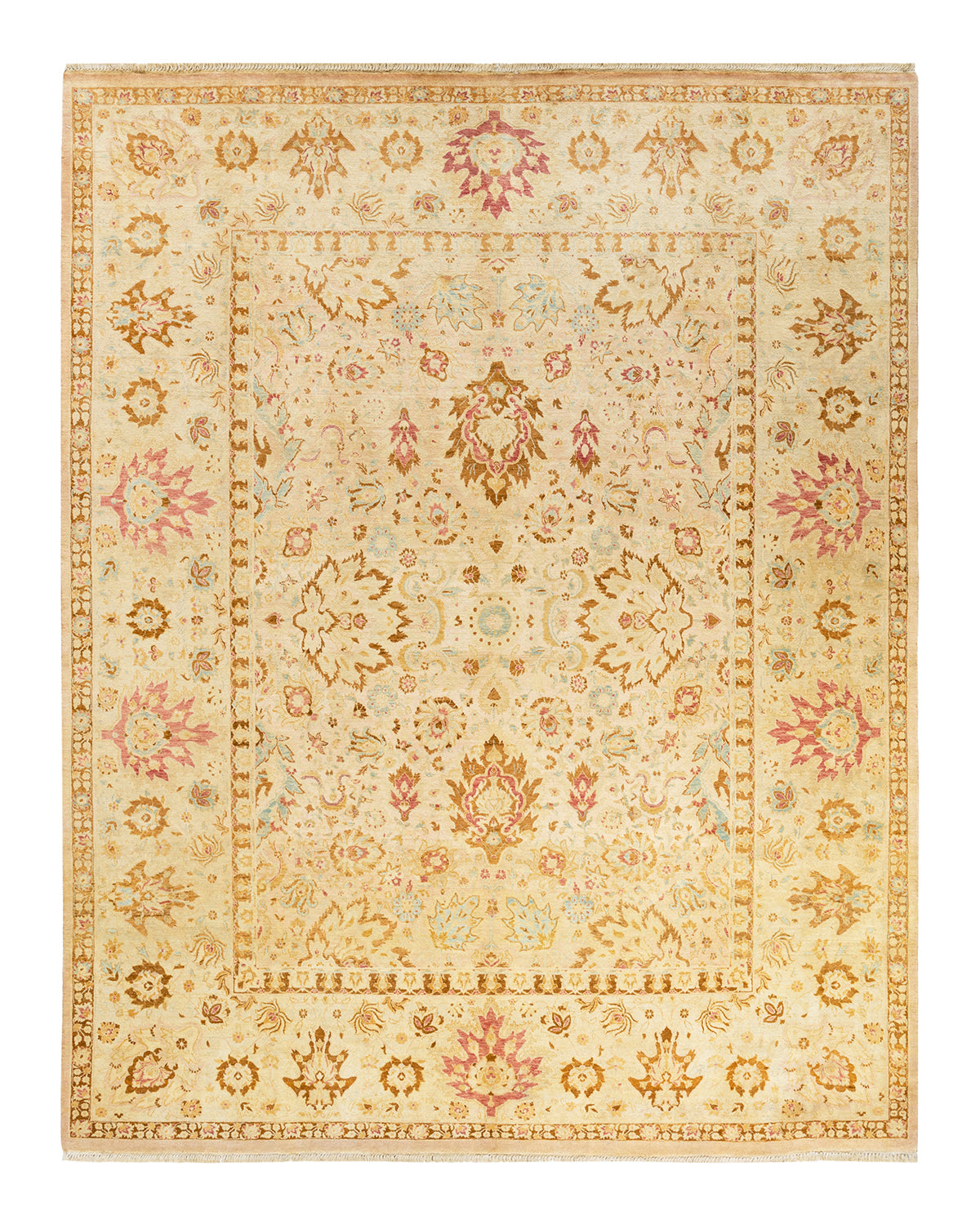 Mogul, One-of-a-Kind Hand-Knotted Area Rug - Beige, 8' 3" x 10' 4"