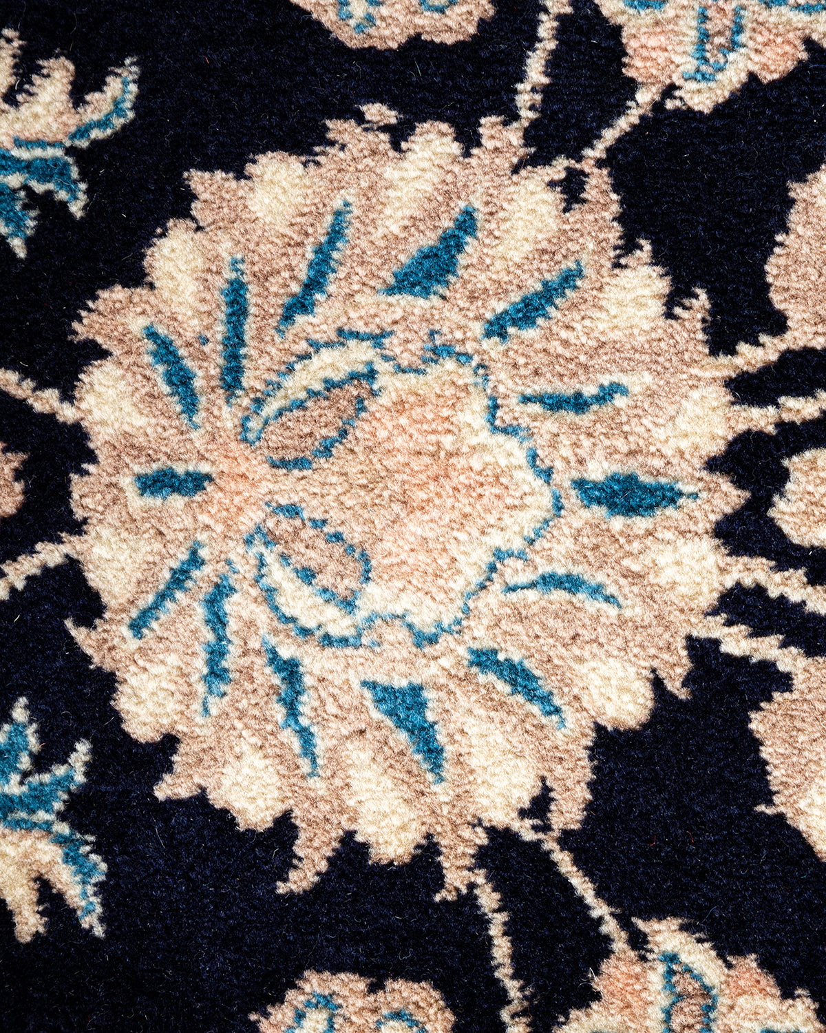 Mogul, One-of-a-Kind Handmade Area Rug - Blue, 6' 2" x 9' 5"