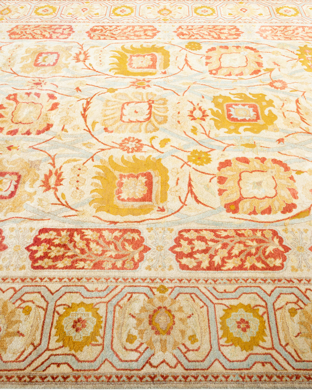 Mogul, One-of-a-Kind Handmade Area Rug - Ivory, 6' 1" x 8' 10"