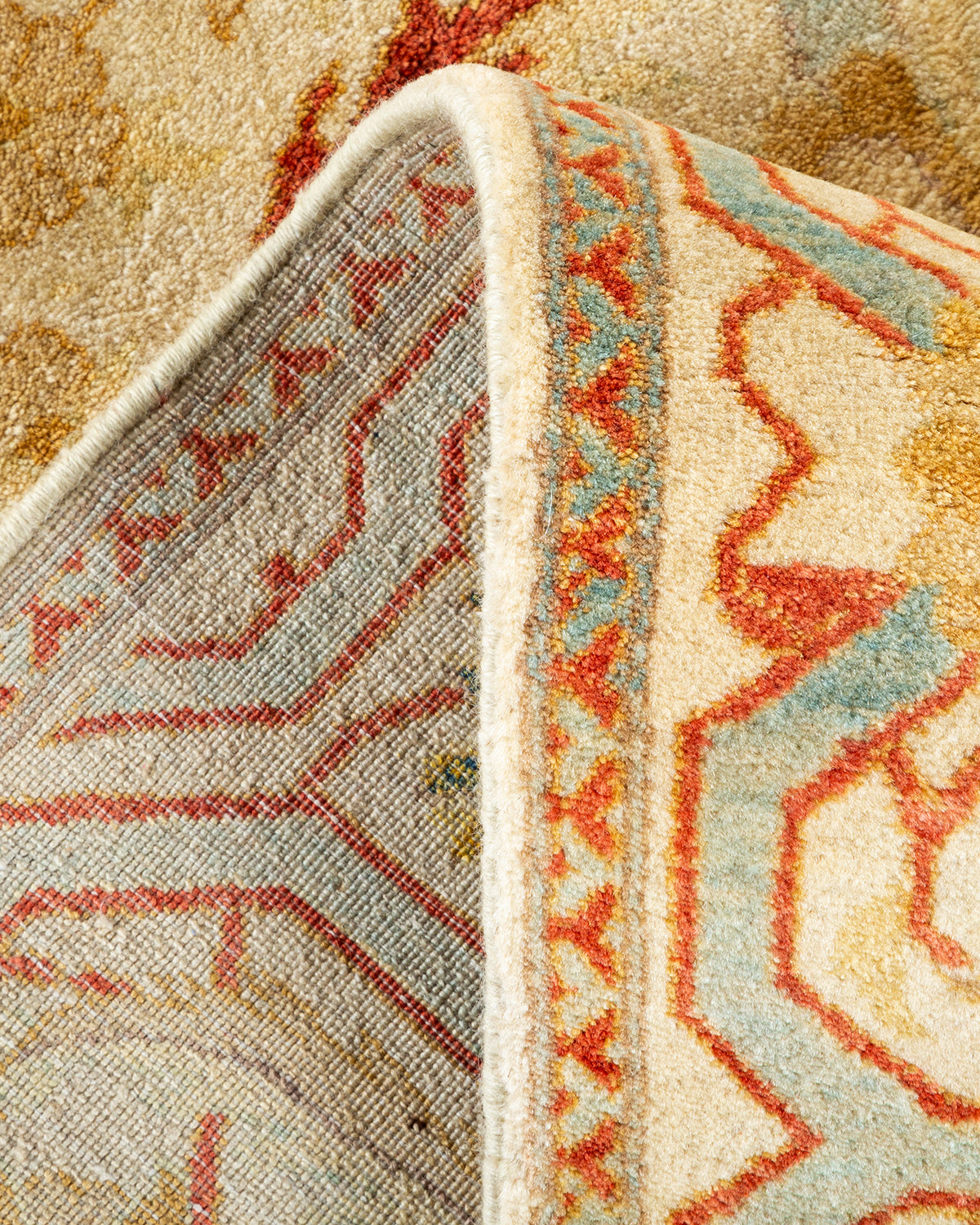 Mogul, One-of-a-Kind Handmade Area Rug - Ivory, 6' 1" x 8' 10"