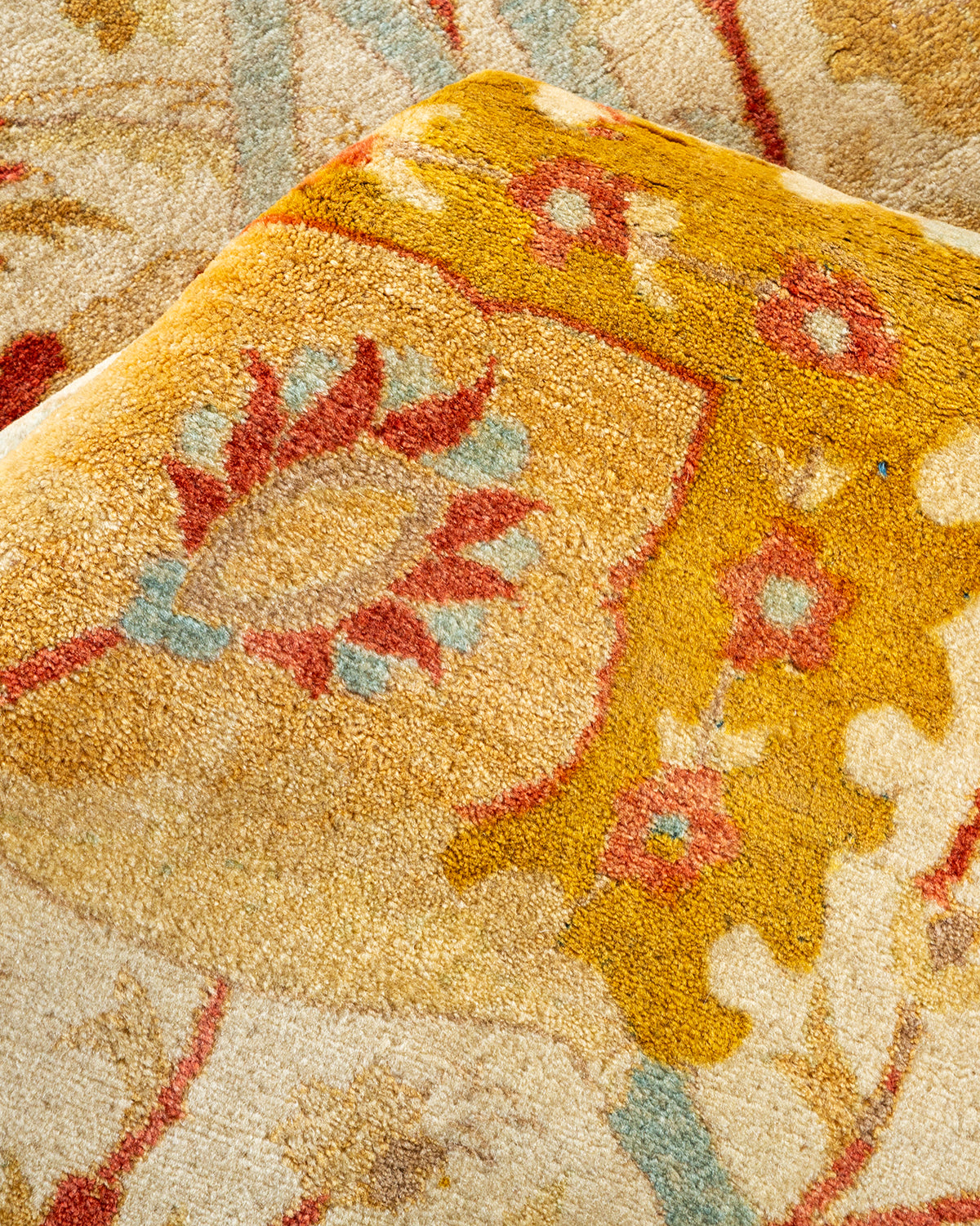 Mogul, One-of-a-Kind Handmade Area Rug - Ivory, 6' 1" x 8' 10"