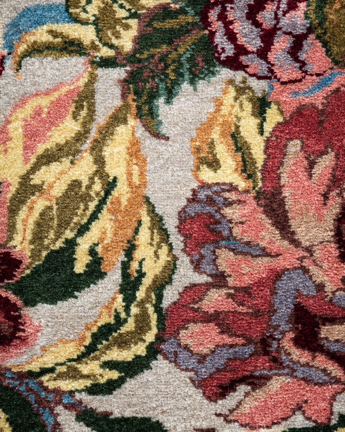 Mogul, One-of-a-Kind Hand-Knotted Area Rug - Ivory, 6' 1" x 9' 2"
