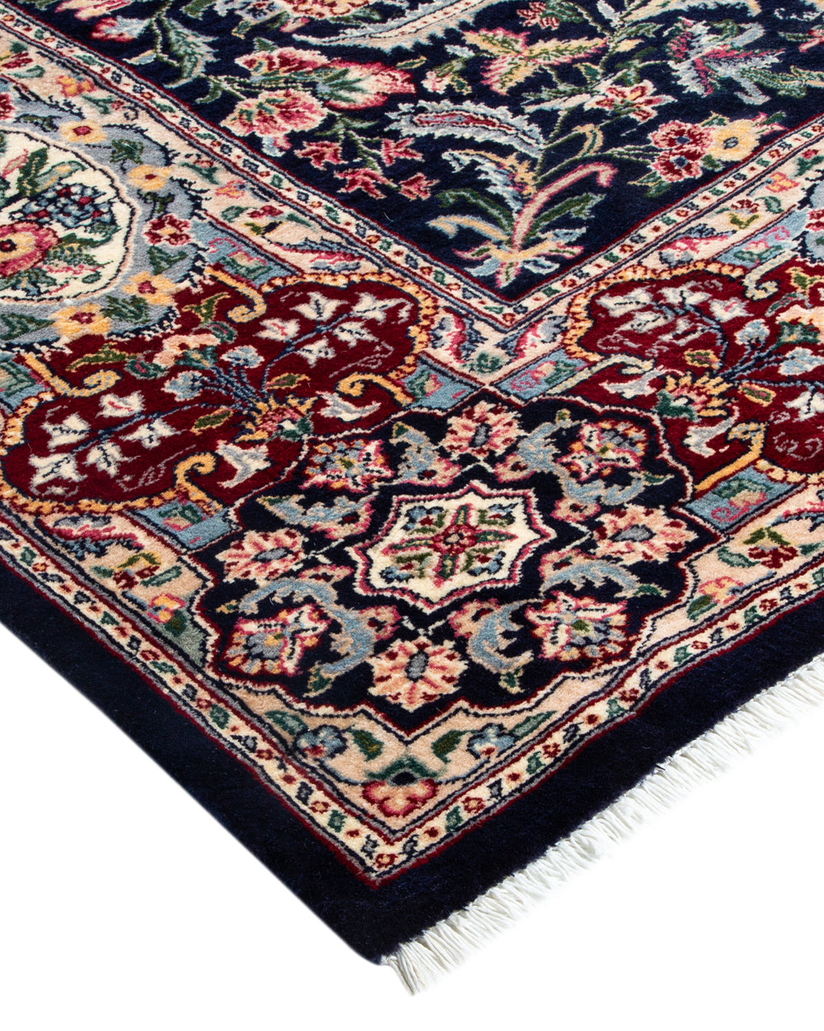 Mogul, One-of-a-Kind Handmade Area Rug - Black, 5' 9" x 9' 0"