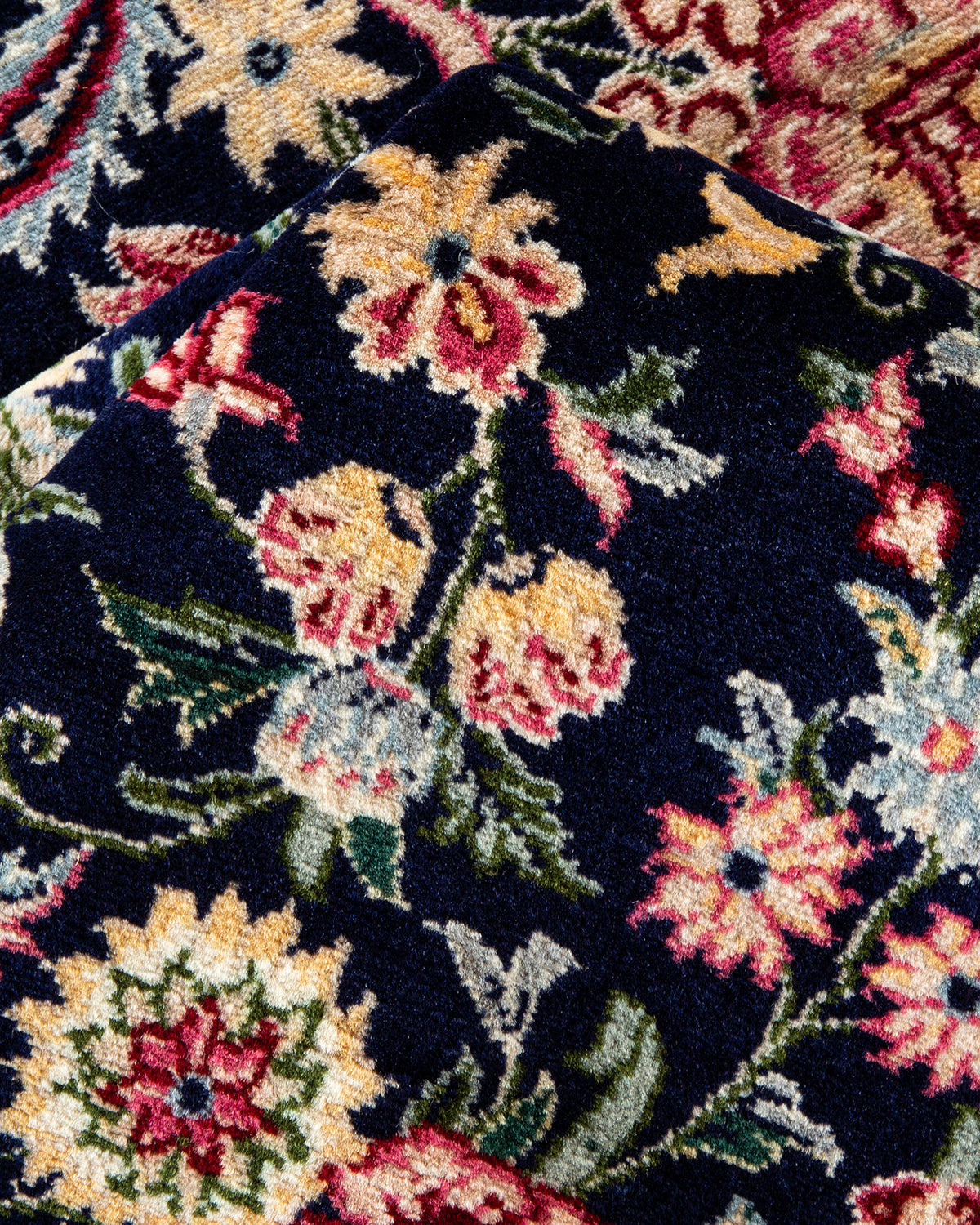 Mogul, One-of-a-Kind Handmade Area Rug - Black, 5' 9" x 9' 0"