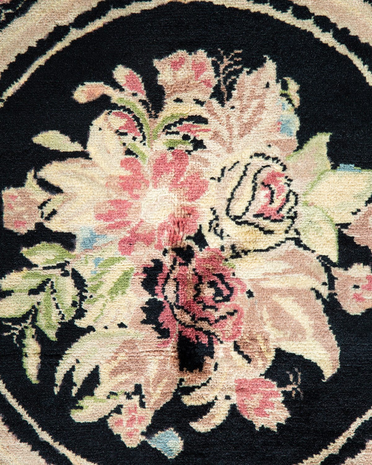 Mogul, One-of-a-Kind Handmade Area Rug - Black, 6' 2" x 9' 1"