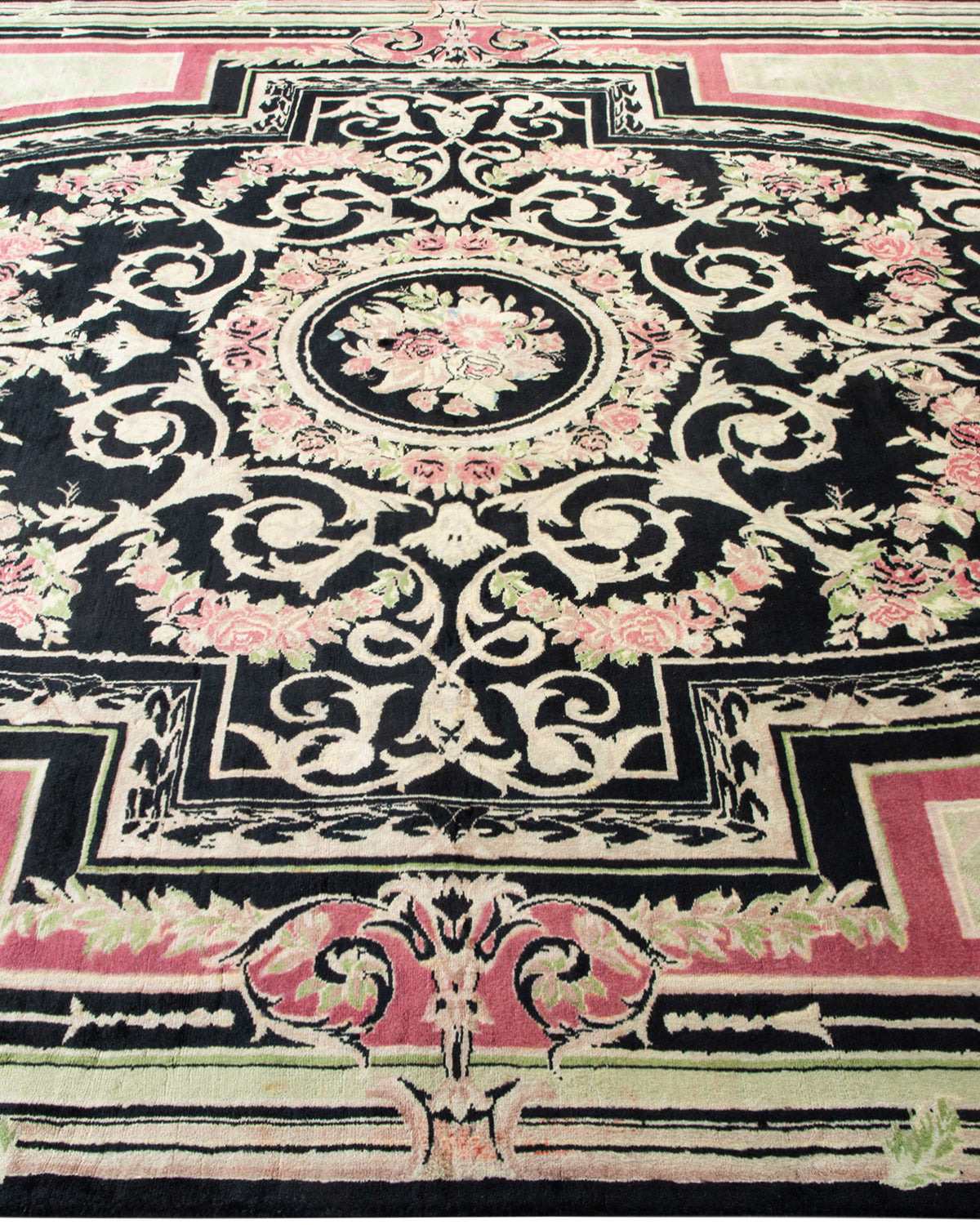 Mogul, One-of-a-Kind Handmade Area Rug - Black, 6' 2" x 9' 1"