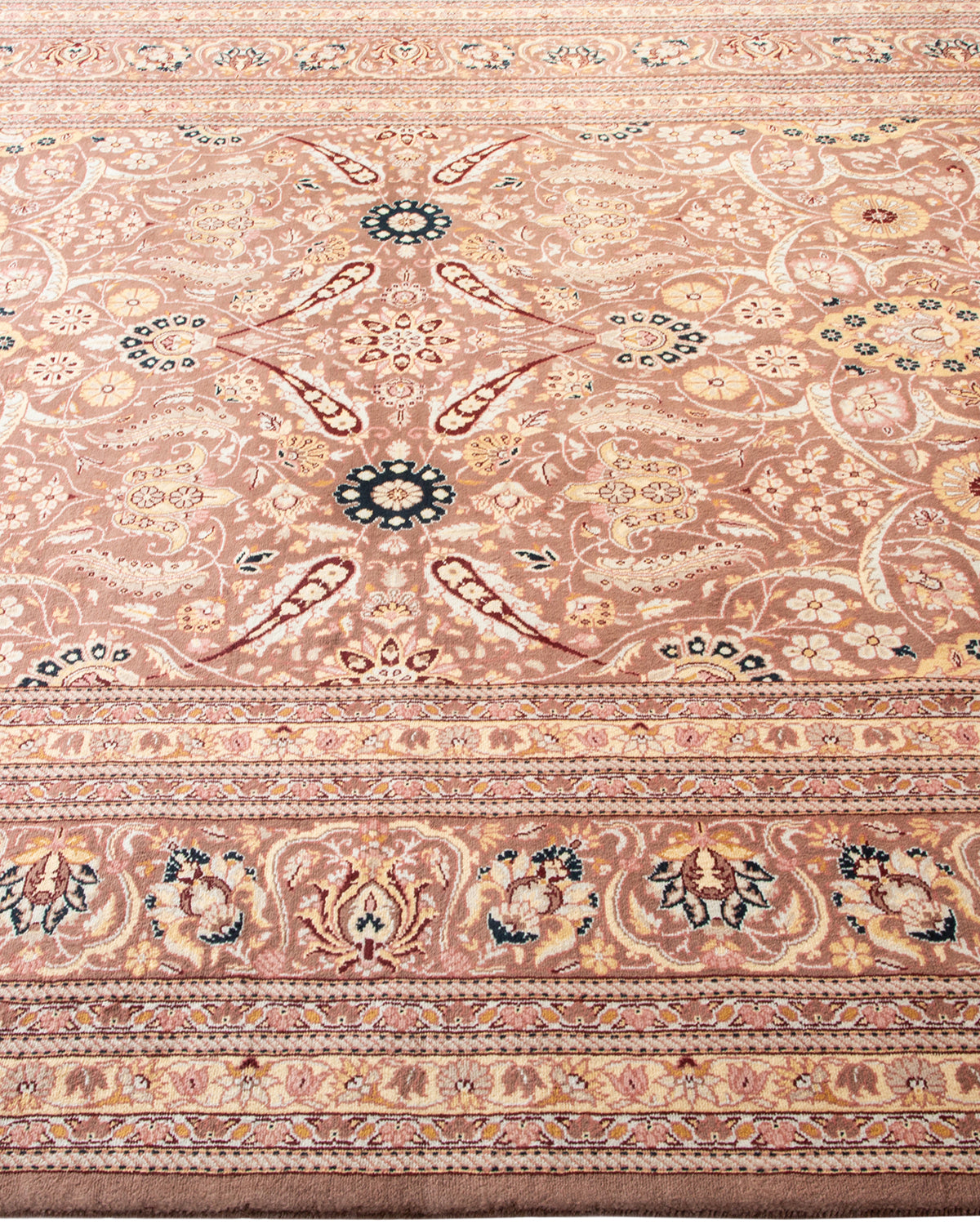 Mogul, One-of-a-Kind Handmade Area Rug - Brown, 6' 3" x 9' 2"