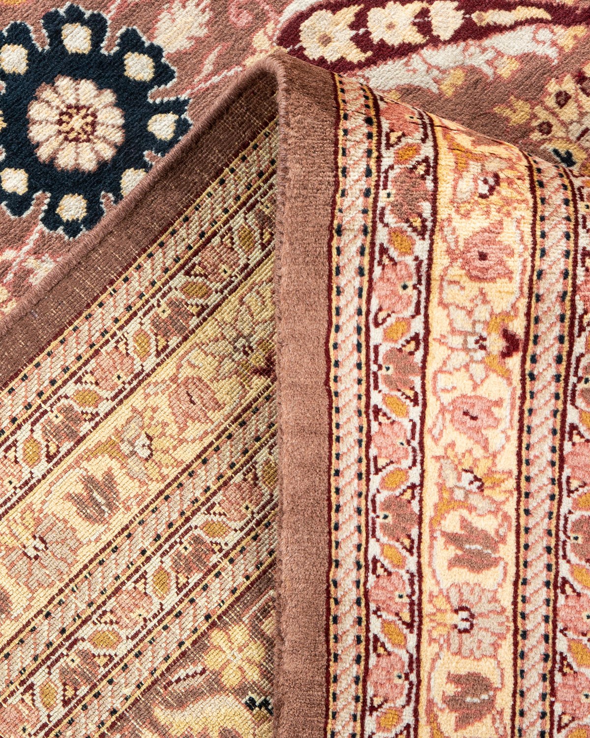 Mogul, One-of-a-Kind Handmade Area Rug - Brown, 6' 3" x 9' 2"