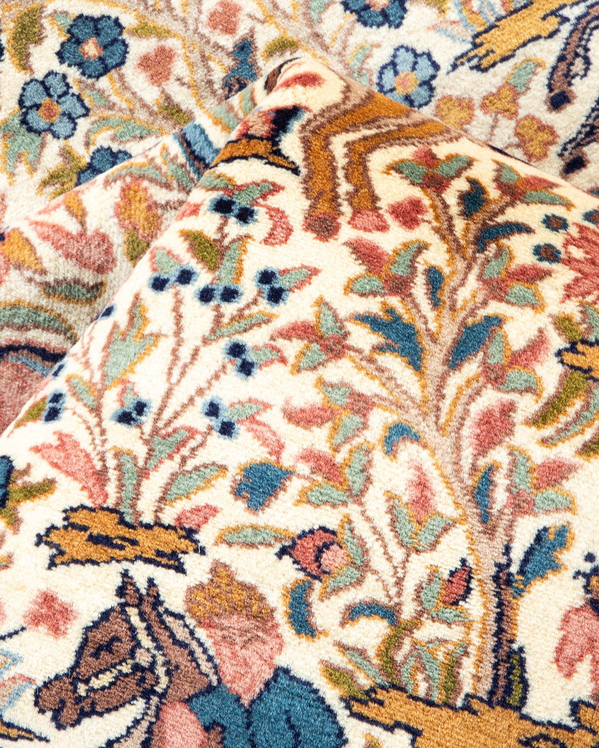 Mogul, One-of-a-Kind Hand-Knotted Area Rug - Ivory, 6' 1" x 8' 10"
