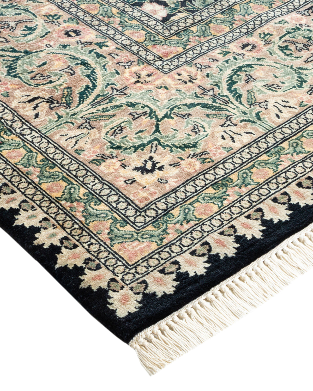 Mogul, One-of-a-Kind Hand-Knotted Area Rug - Black, 6' 1" x 9' 5"